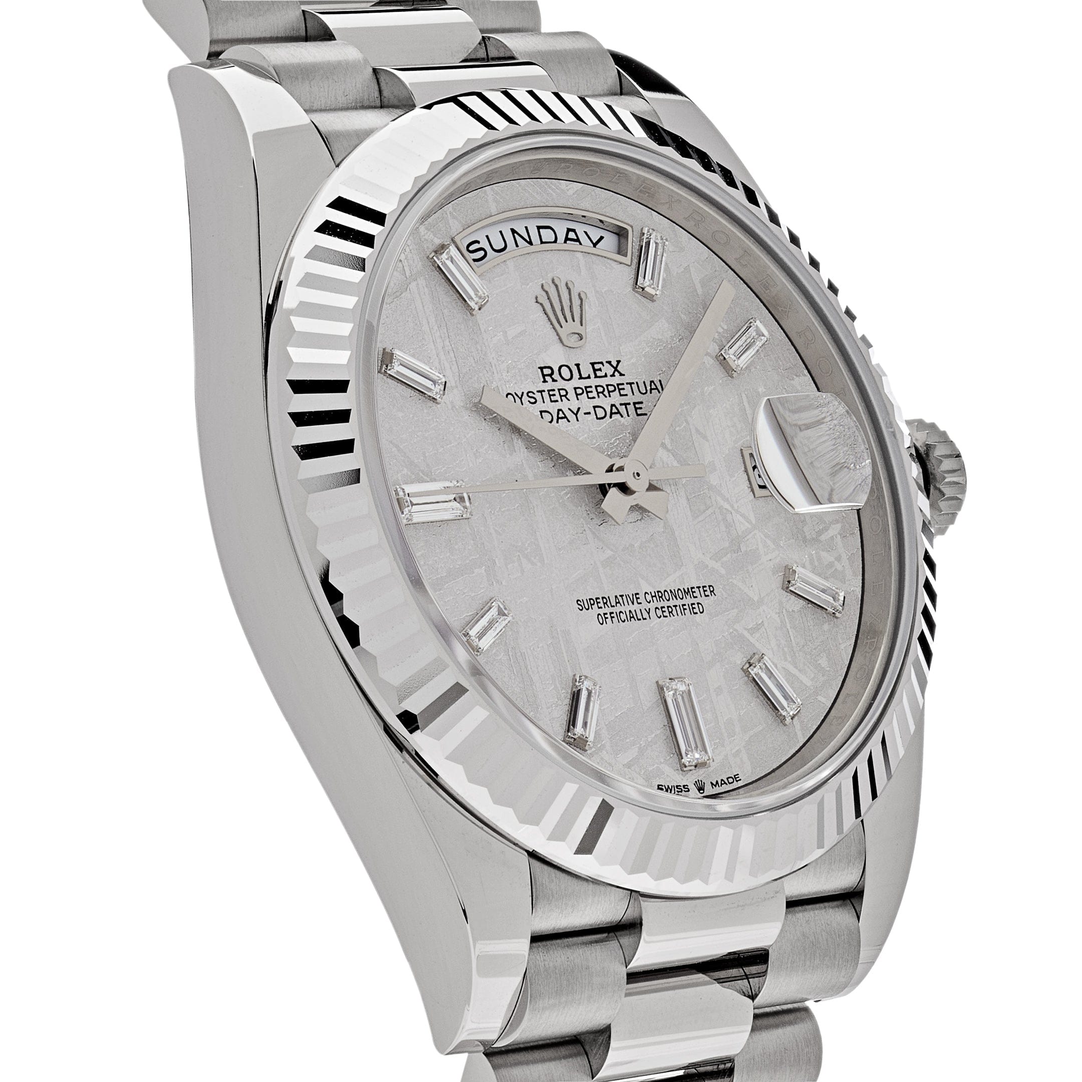 Rolex Day-Date 228239, — Ice Blue Dial, President — view 2