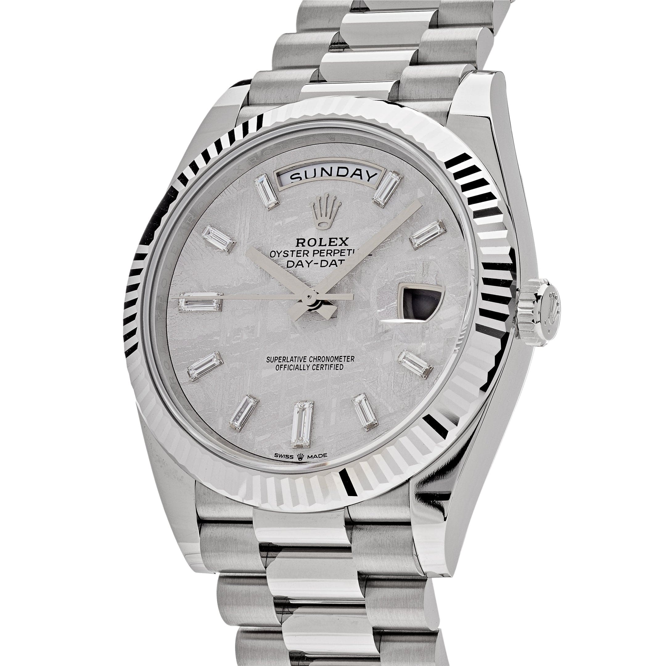 Rolex Day-Date 228239, — Ice Blue Dial, President — view 3