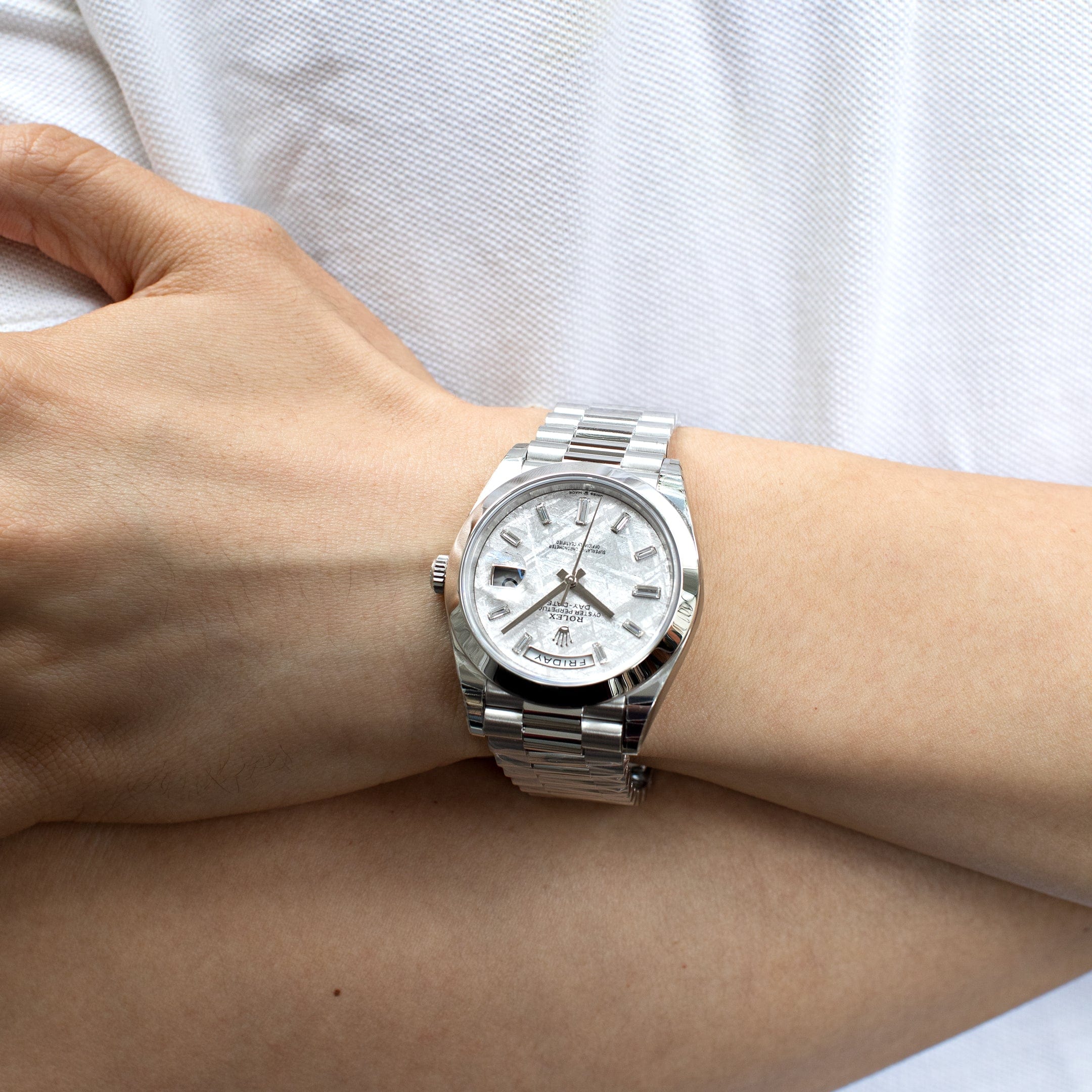 Rolex Day-Date 228206, — Slate Grey Dial, President — view 2