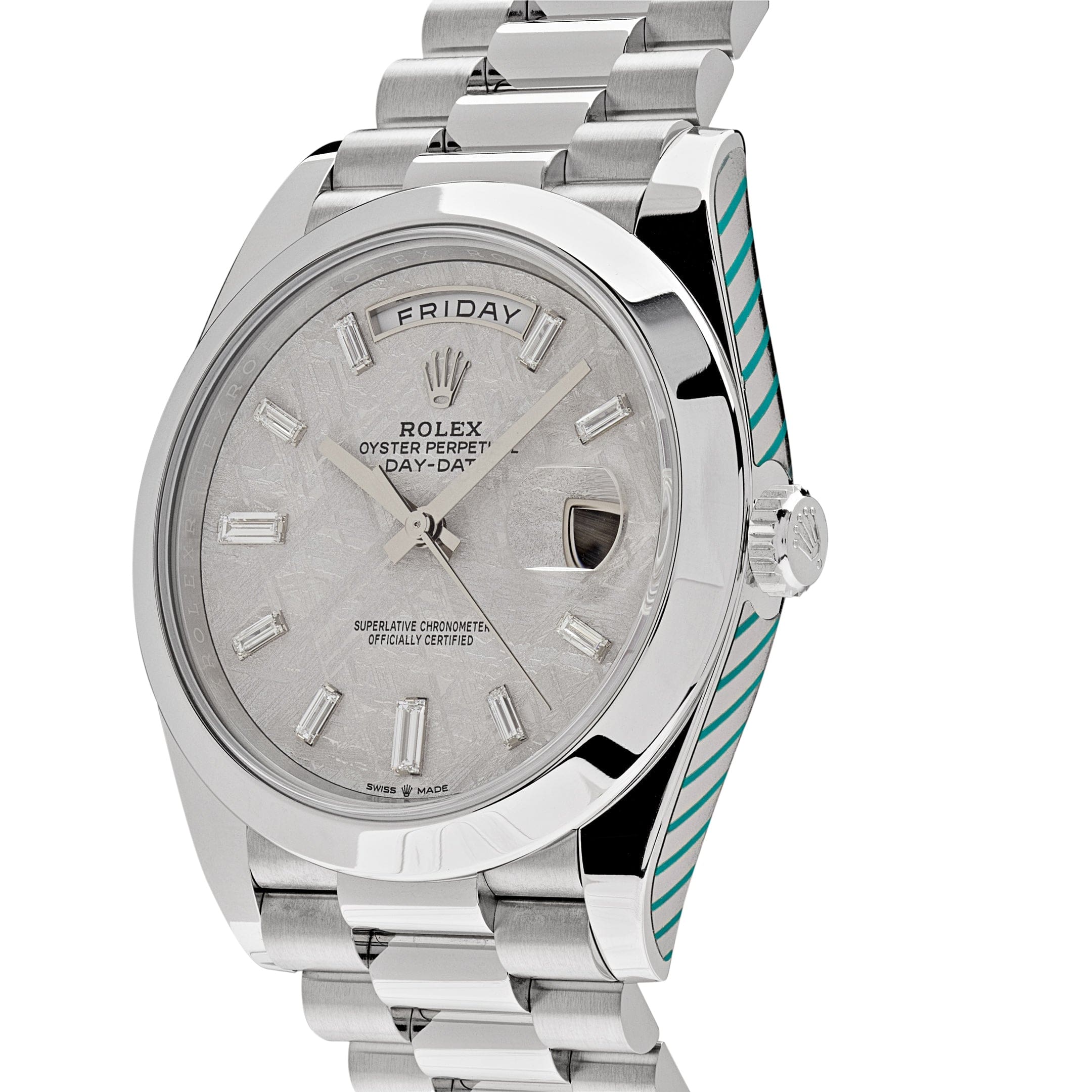 Rolex Day-Date 228206, — Slate Grey Dial, President — view 3