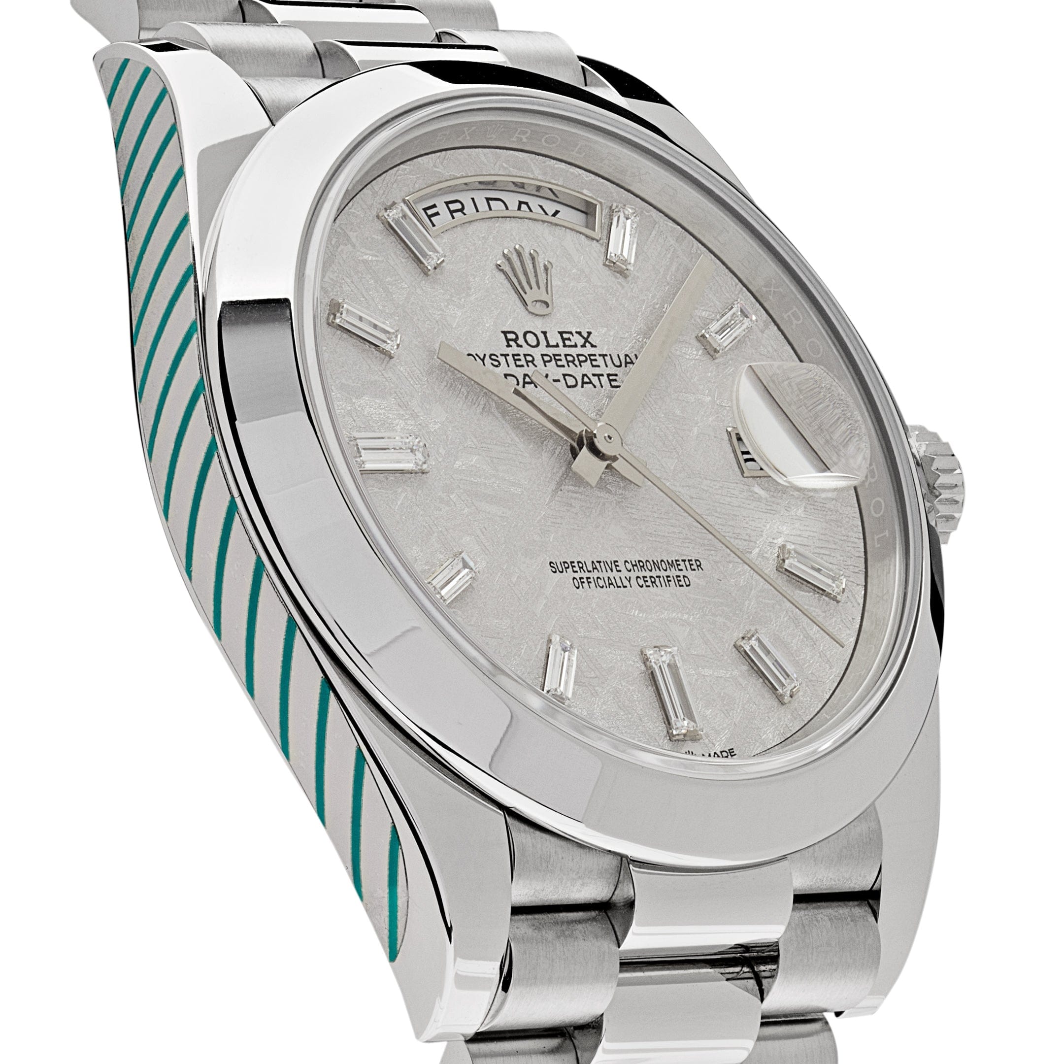 Rolex Day-Date 228206, — Slate Grey Dial, President — view 4