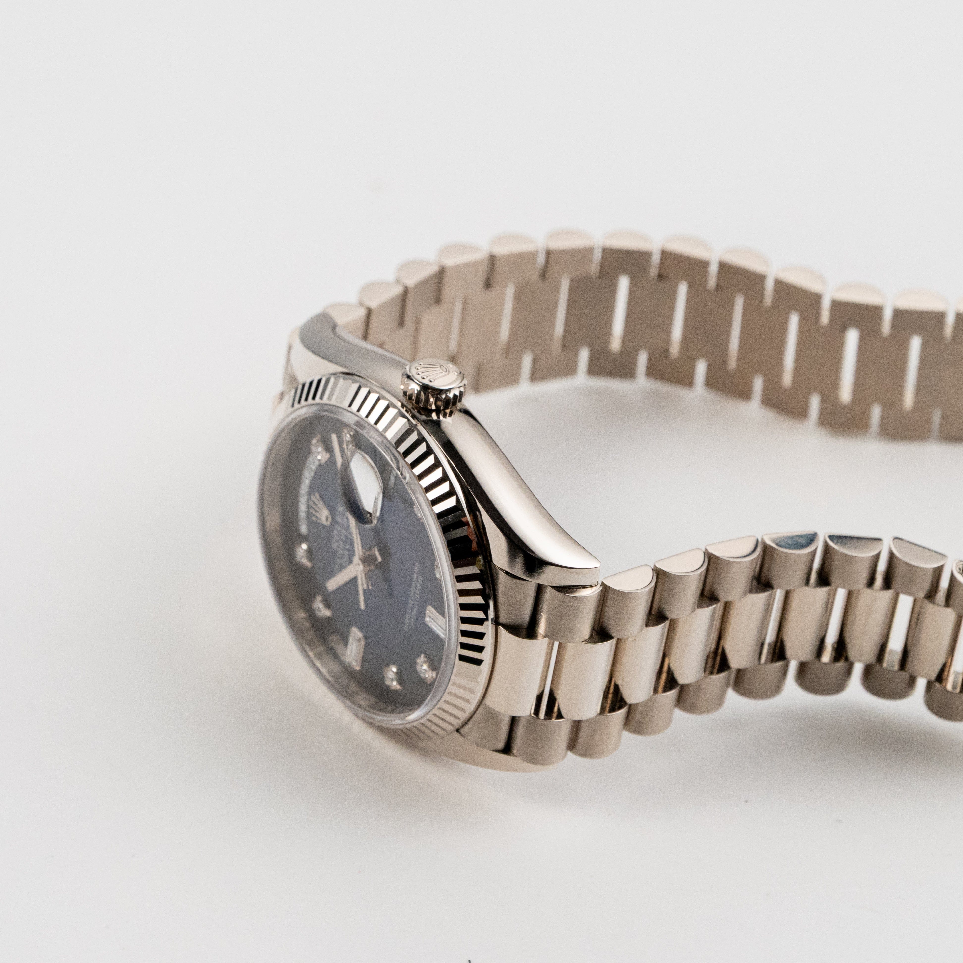 Rolex Day-Date 128239, — White Mother of Pearl Dial, President — view 5