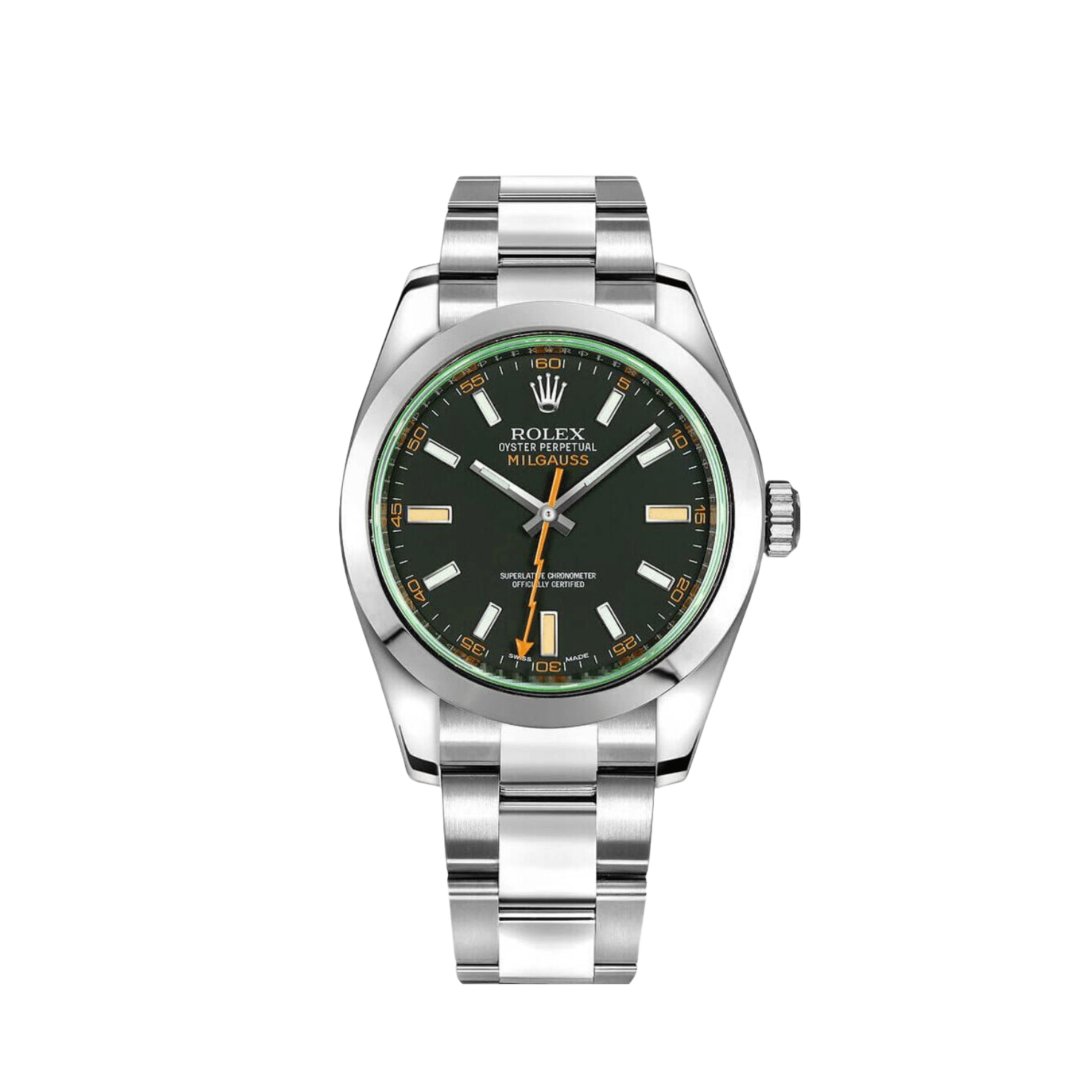 Rolex Milgauss 116400GV, — Black Dial