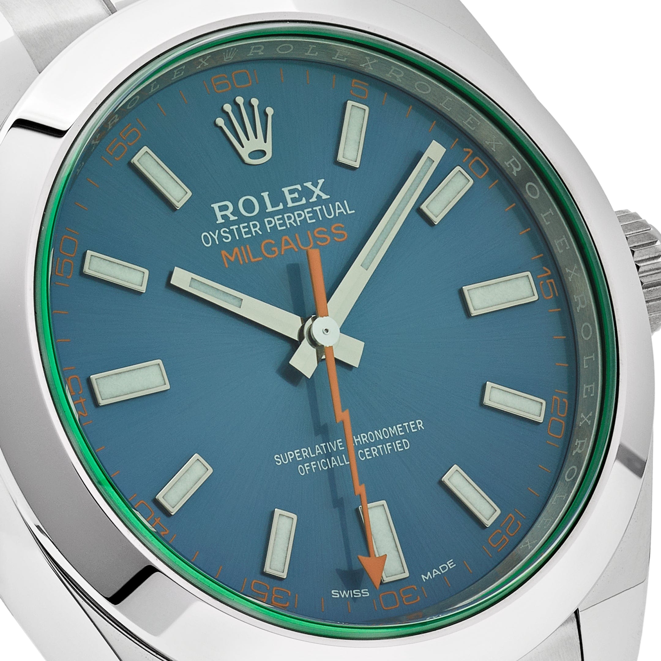 Rolex Milgauss 116400, — White Dial — view 4