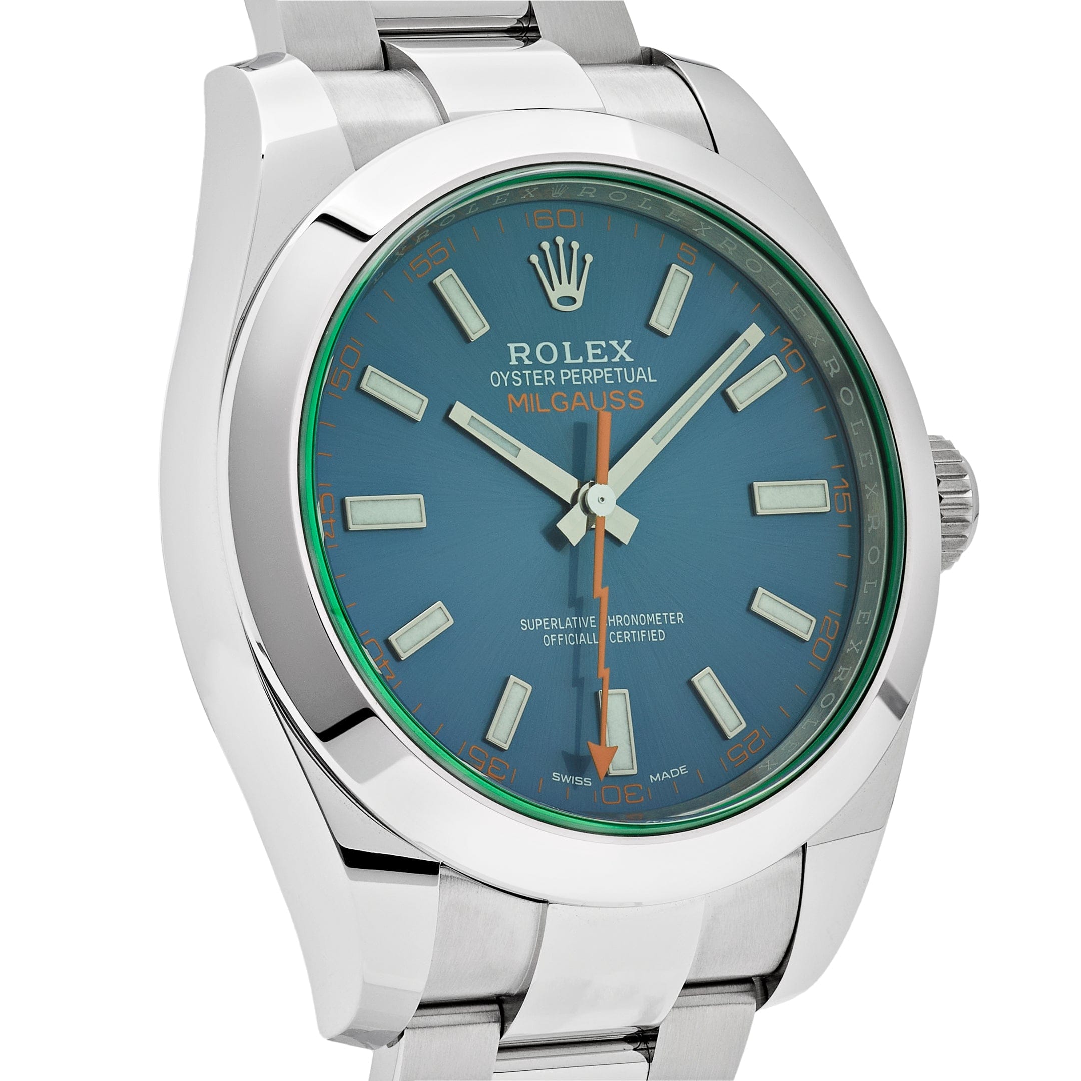 Rolex Milgauss 116400, — White Dial — view 5