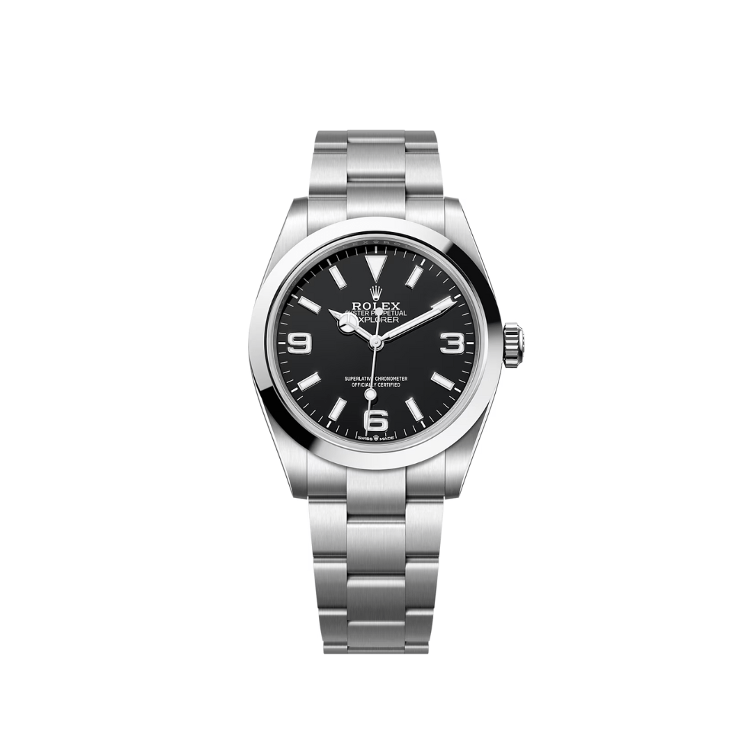 Rolex Explorer I 224270, — Black Dial