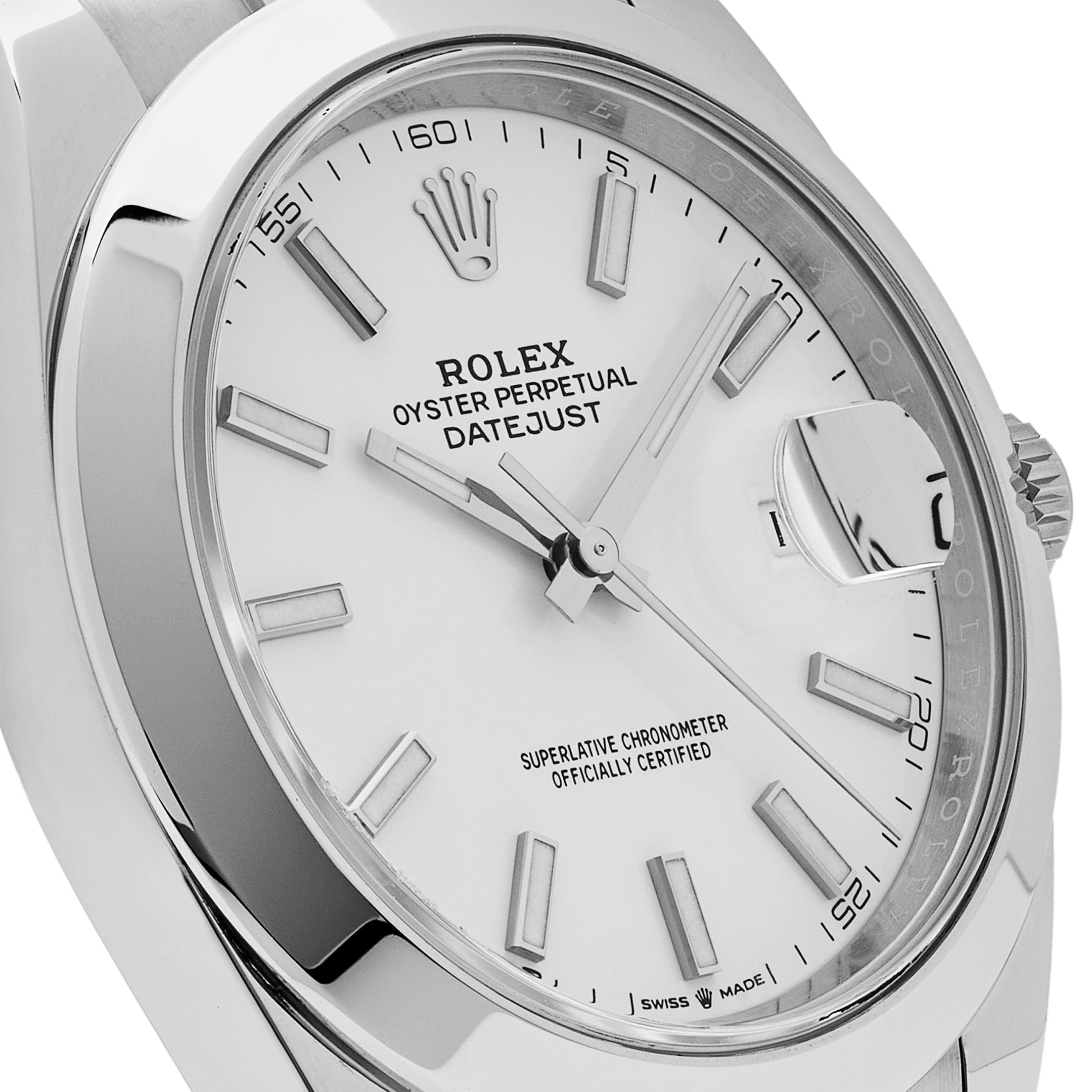Rolex Datejust 126303, — White Dial, Oystersteel and Yellow Gold — view 5