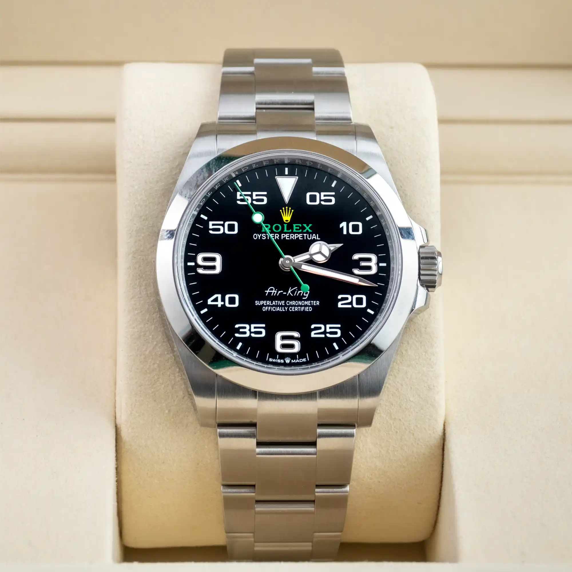 Rolex Air-King 126900, — Black Dial — view 2