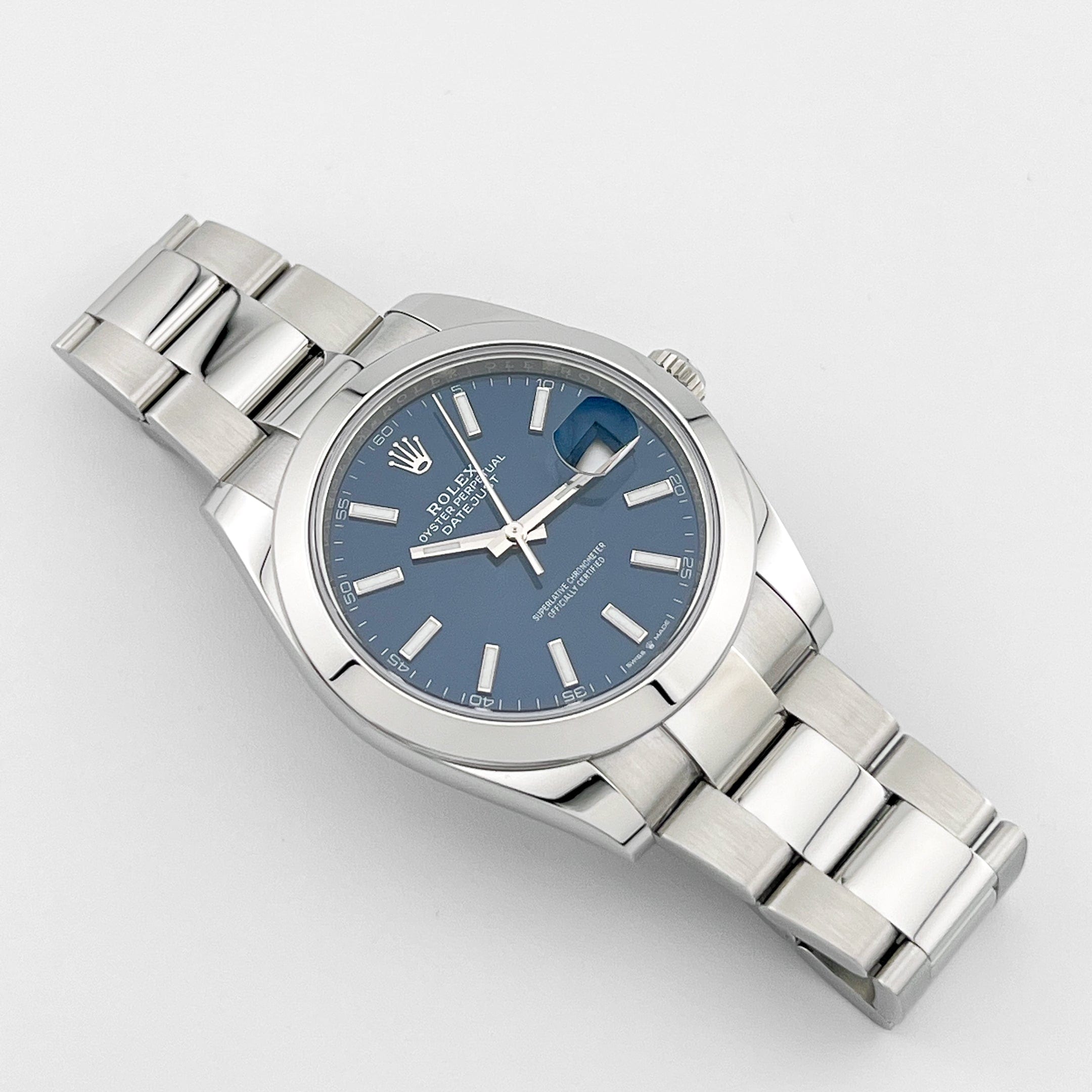 Rolex Datejust 126300, — Blue Dial — view 2