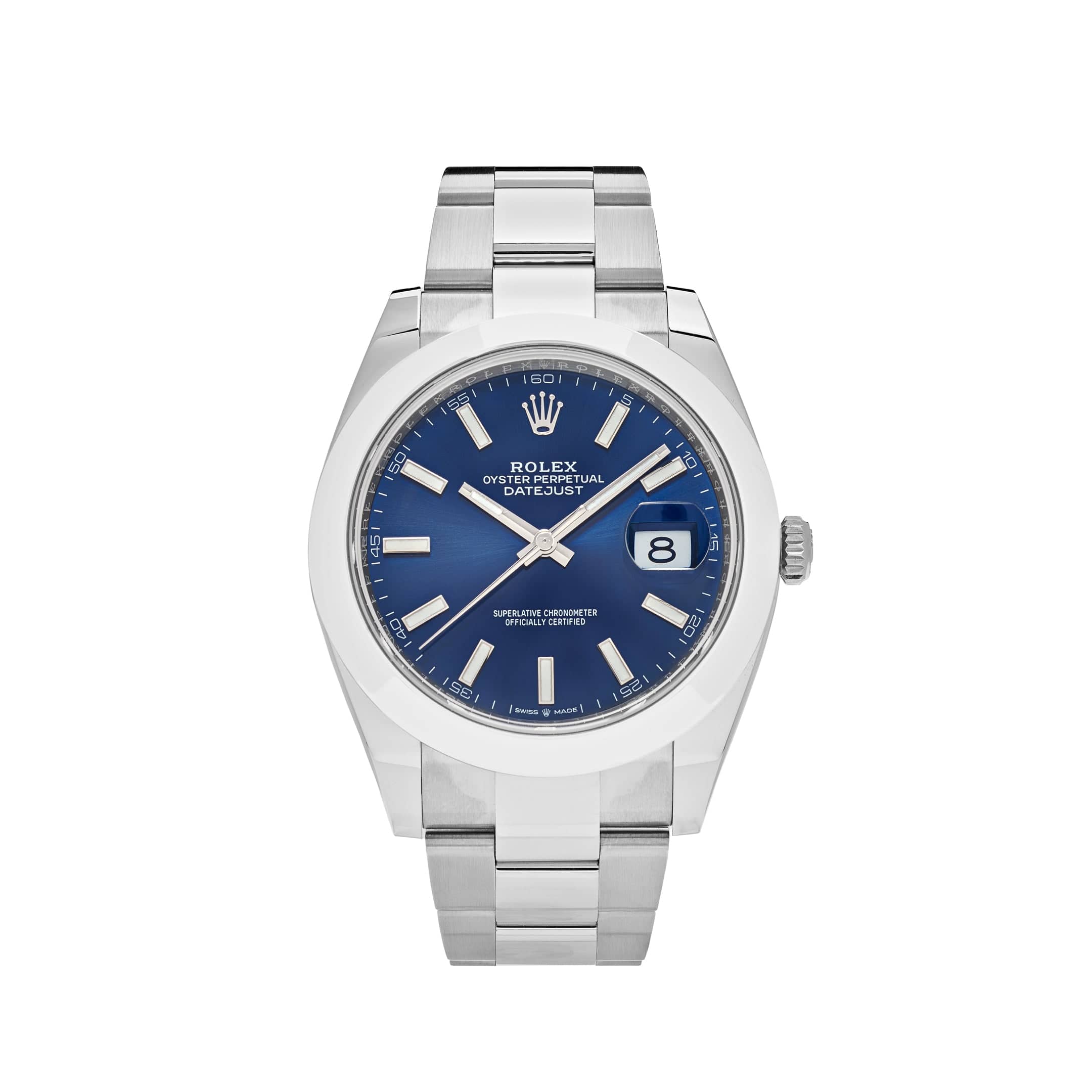 Rolex Datejust 126300, — Blue Dial