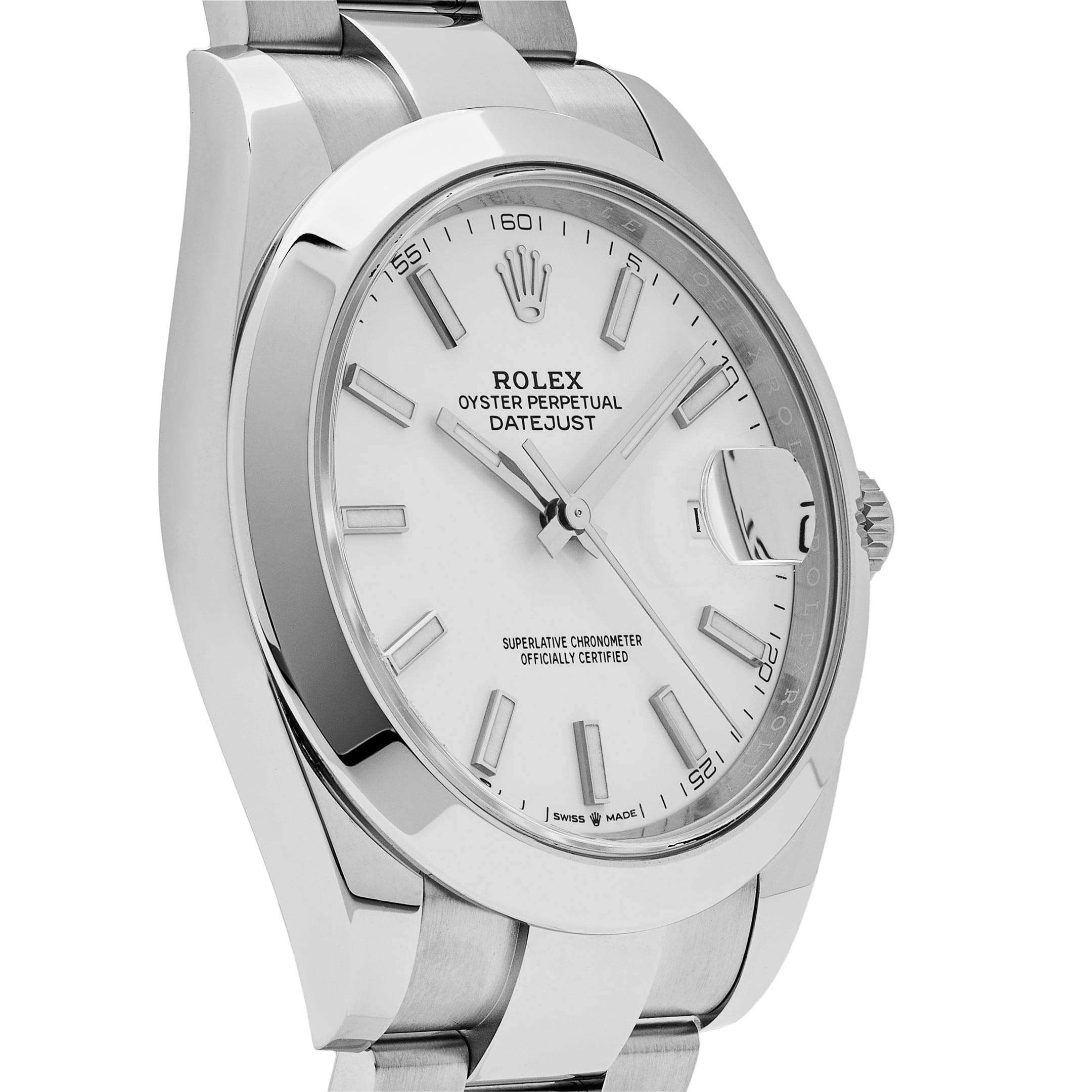Rolex Datejust 126300, — White Dial — view 4