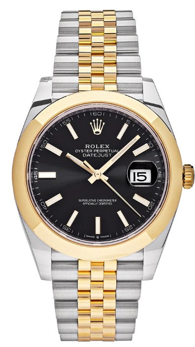 Rolex Datejust 126300, — Black Dial