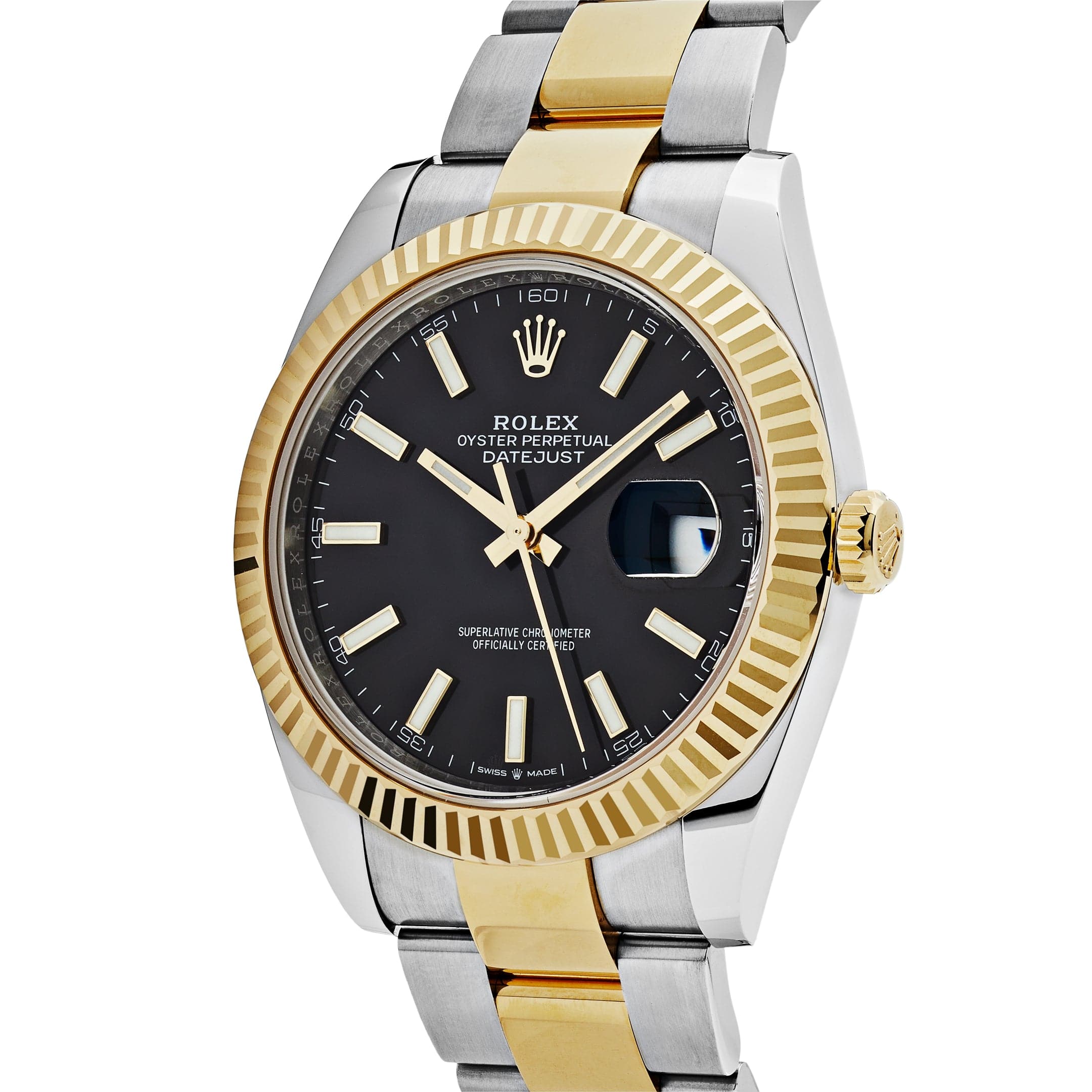 Rolex Datejust 126331, — Black Dial, Oystersteel and Everose Gold — view 4