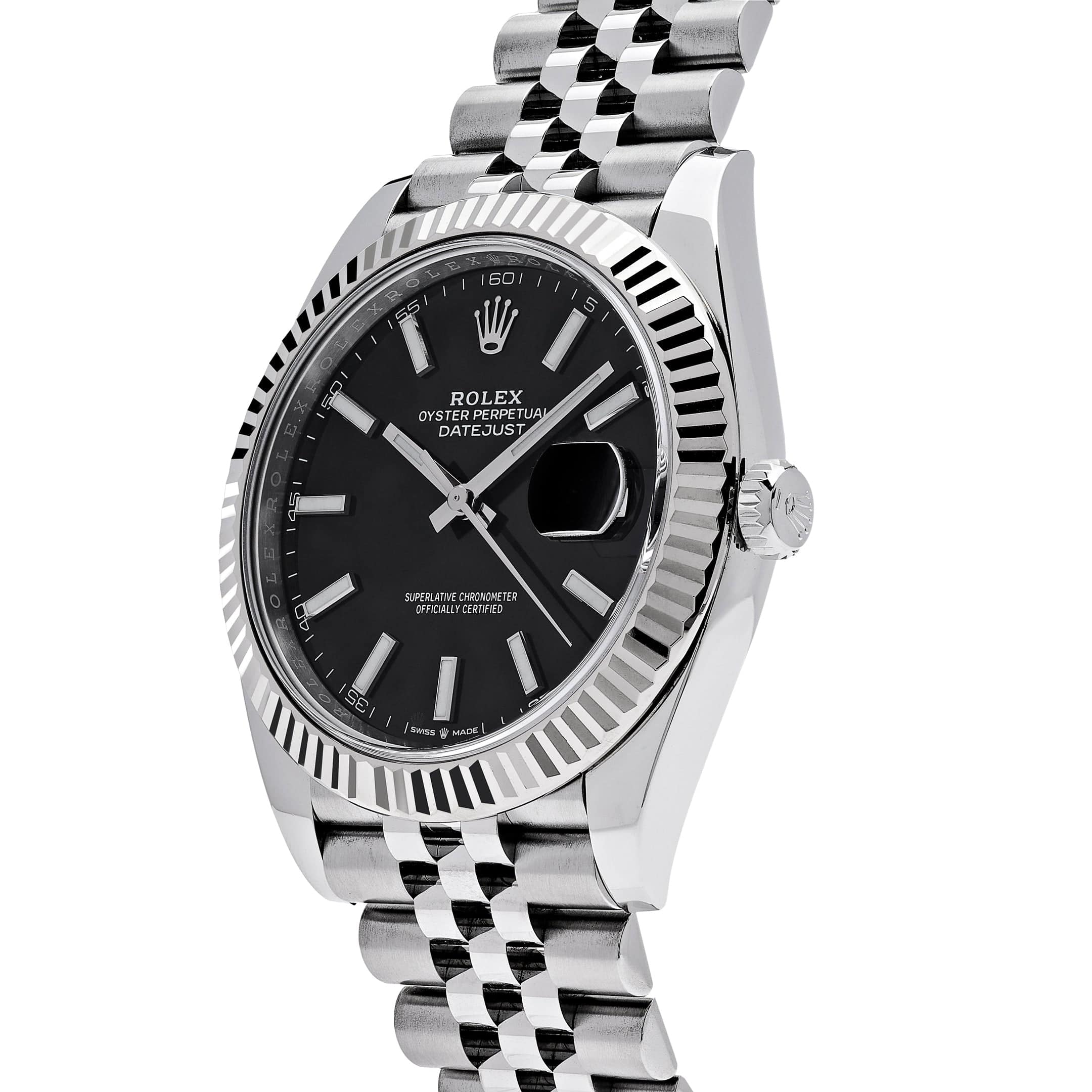 Rolex Datejust 41mm Two-Tone Everose Gold & Oystersteel Champagne Diamond Dial Fluted Bezel Jubilee Bracelet 126331 — view 2