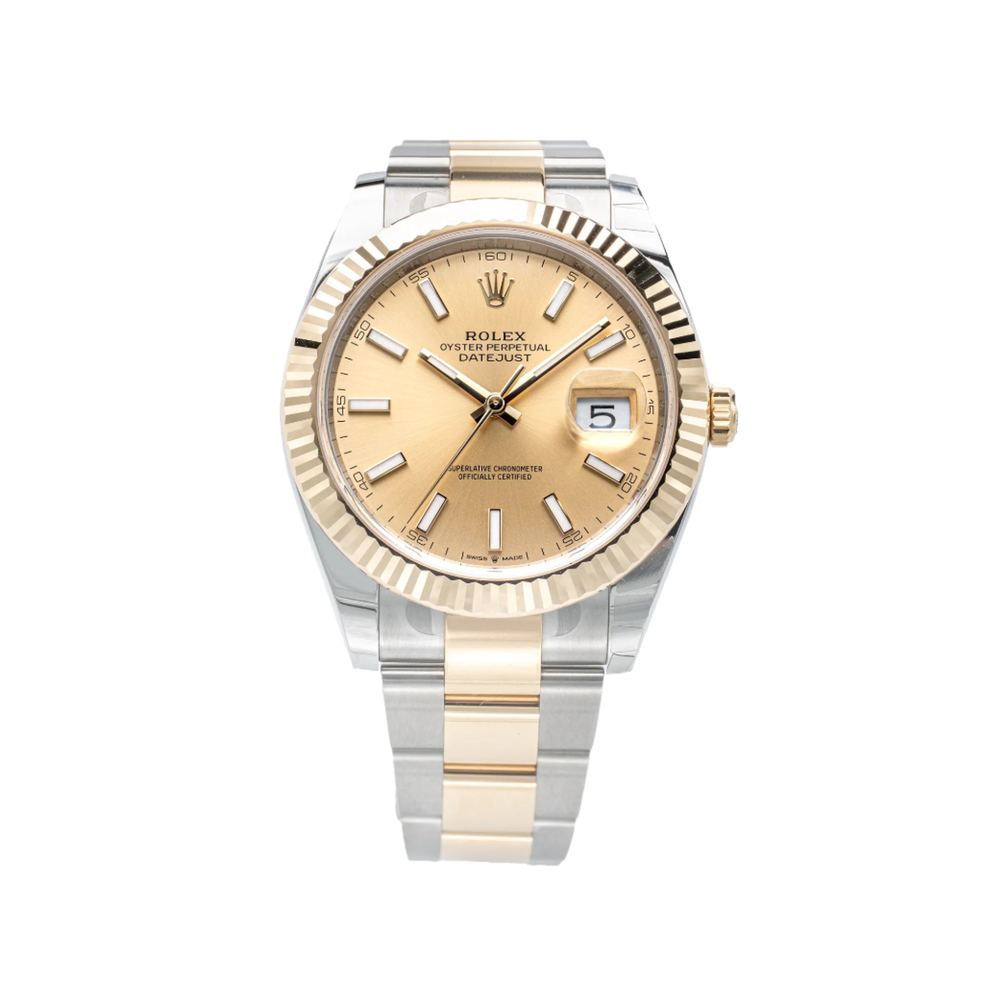 Rolex Datejust 126333, — Champangne Dial, Jubilee, Oystersteel and Yellow Gold — view 2