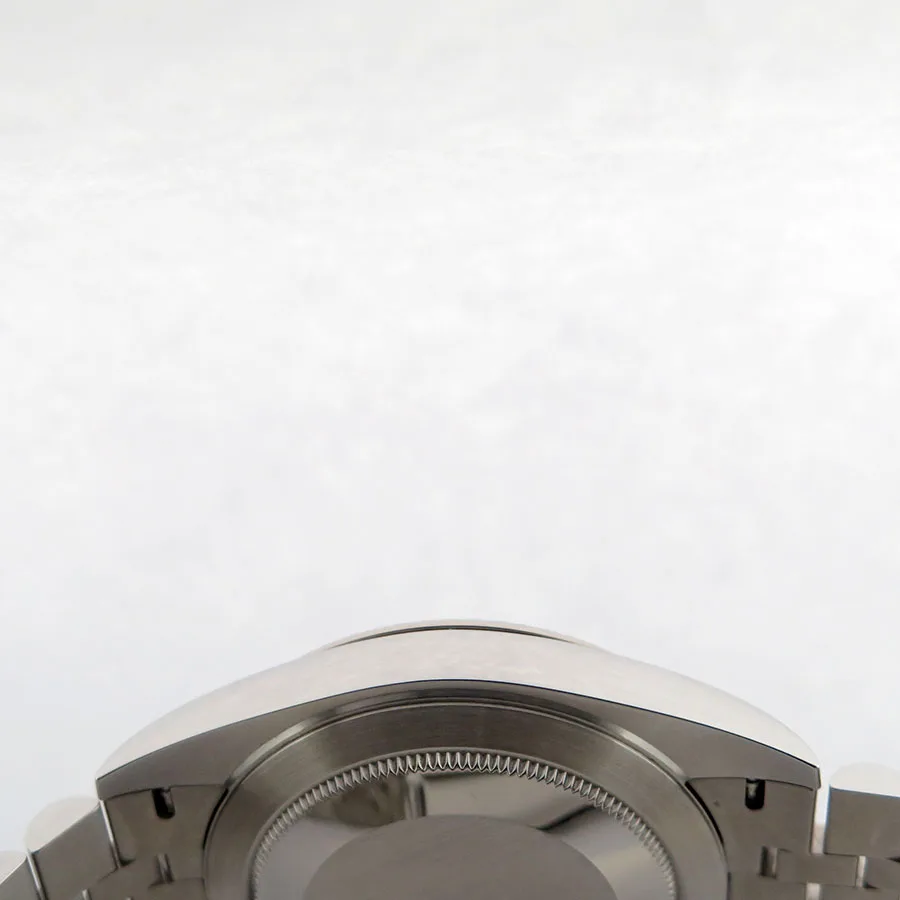Rolex Datejust 41mm White Gold & Oystersteel Mint Green Index Dial Fluted Bezel Jubilee Bracelet 126334 — view 4