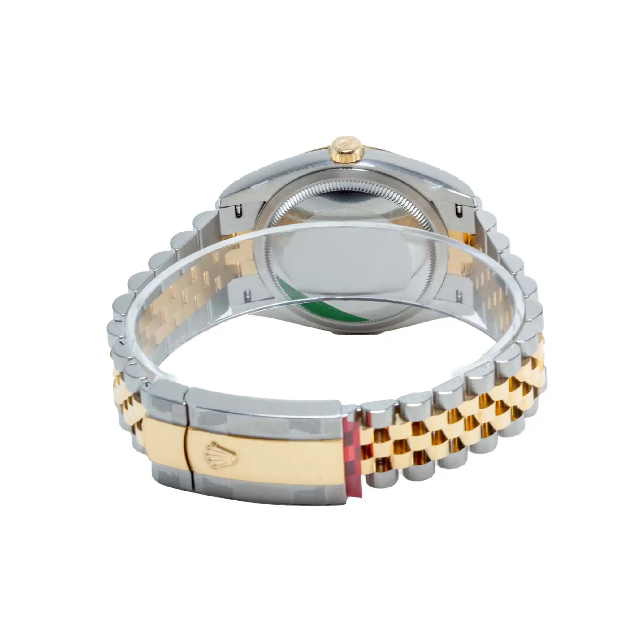 Rolex Datejust 126233, — White Mother of Pearl Dial, Jubilee, Oystersteel and Yellow Gold — view 4