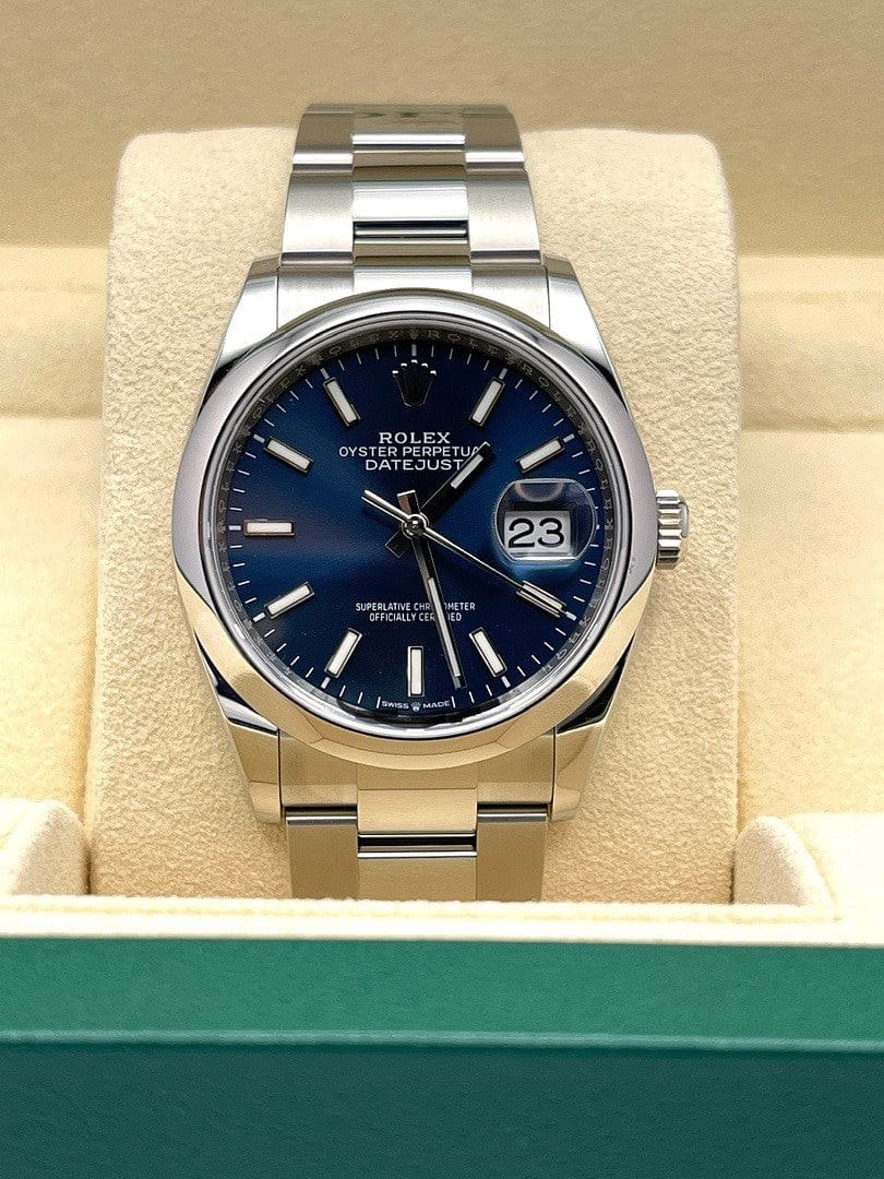 Rolex Datejust 126200, — Blue Dial, Jubilee — view 2