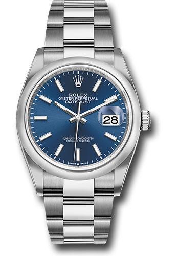 Rolex Datejust 126200, — Blue Dial