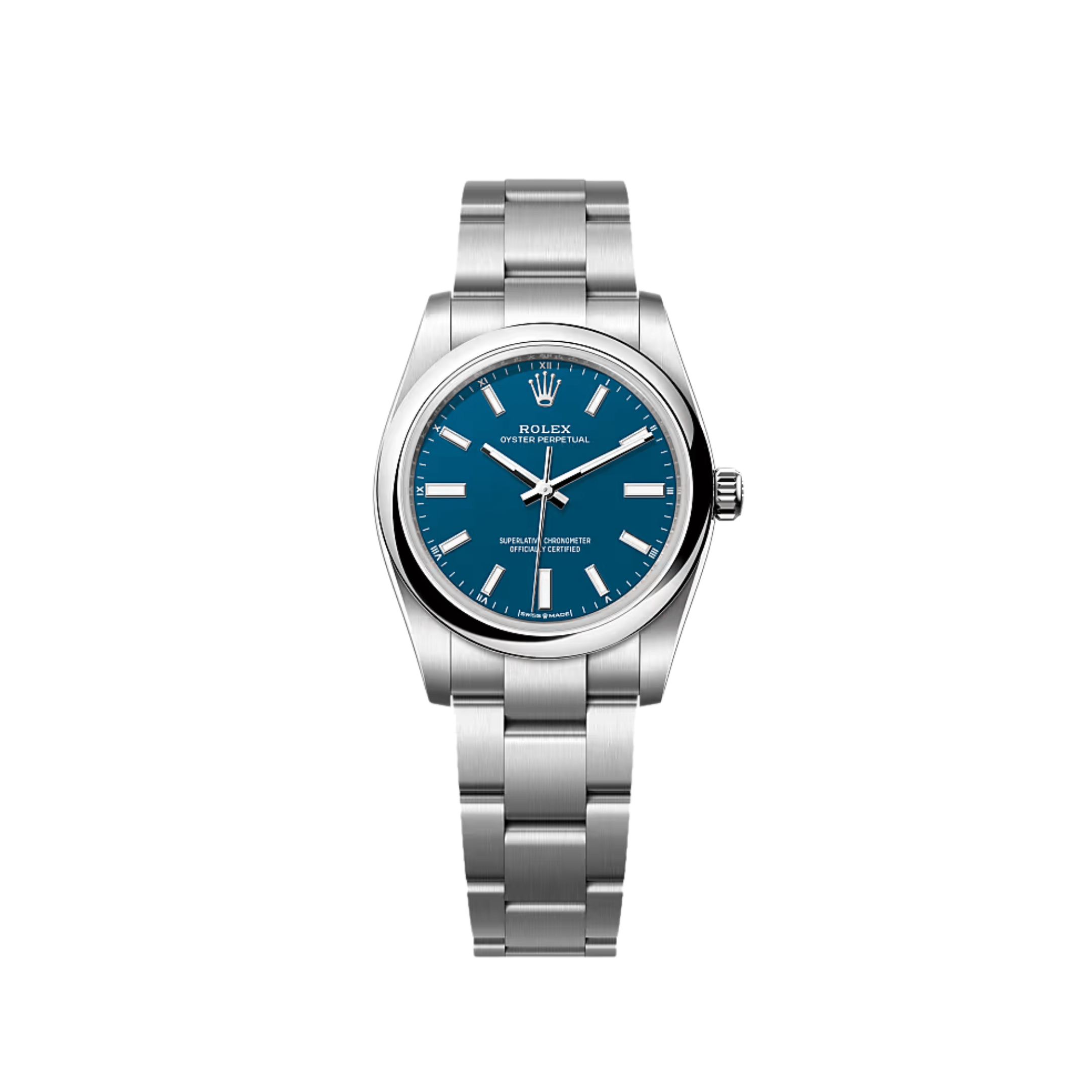 Rolex Explorer I 124270, — Blue Dial