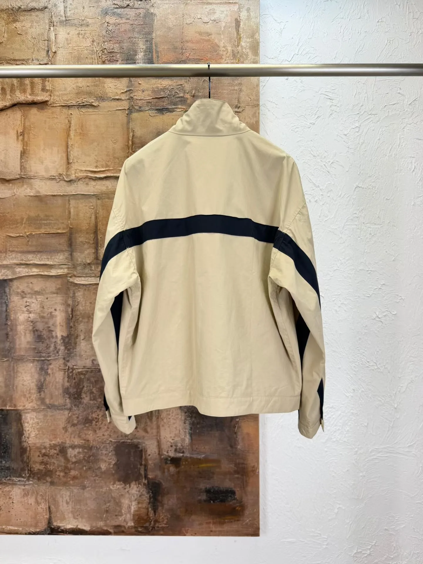 Saint Laurent Jacket in Cotton (Mastic) — ビュー 5