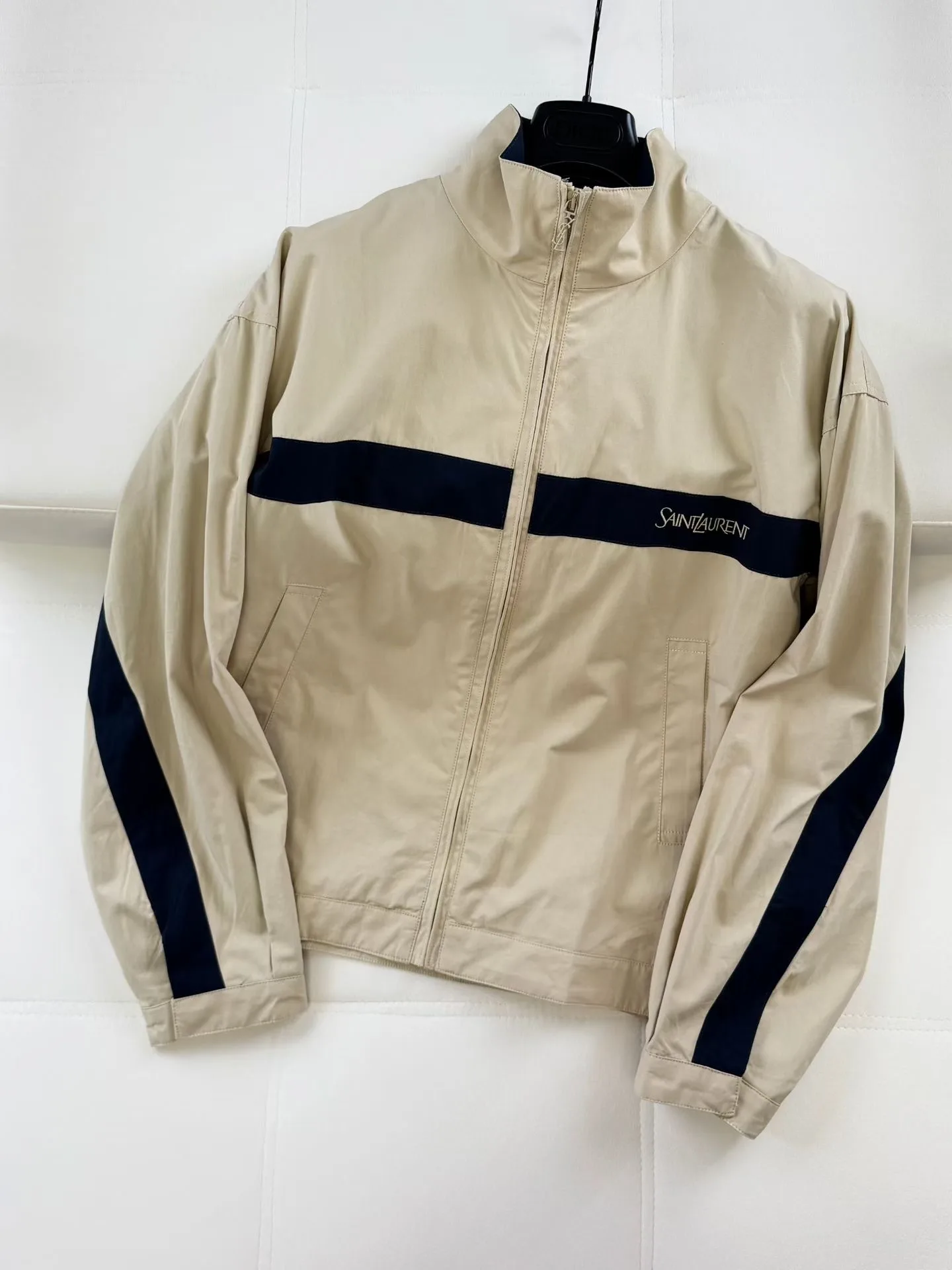 Saint Laurent Jacket in Cotton (Mastic) — ビュー 7