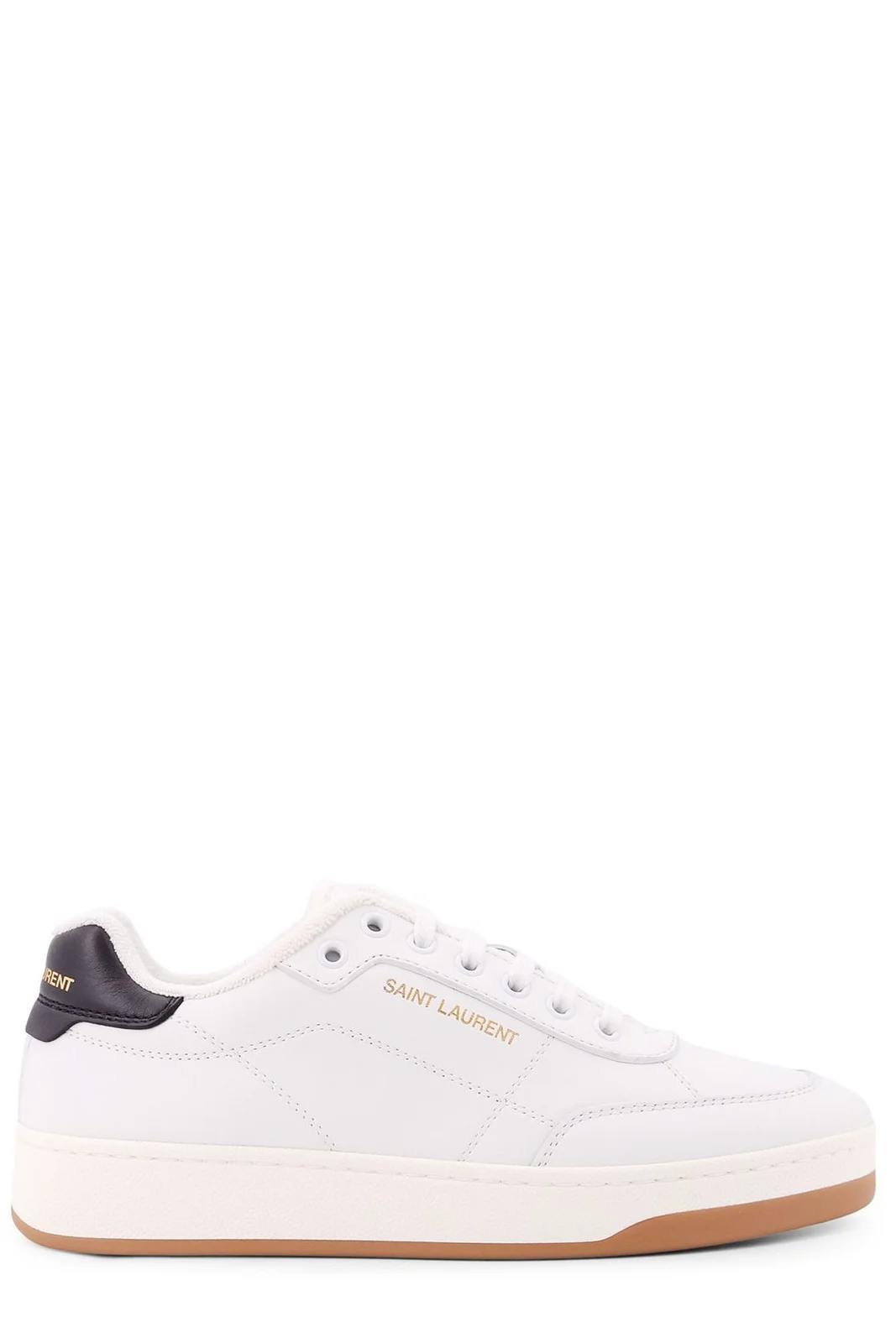 Saint Laurent SL/61 Round Toe Lace-Up Sneakers