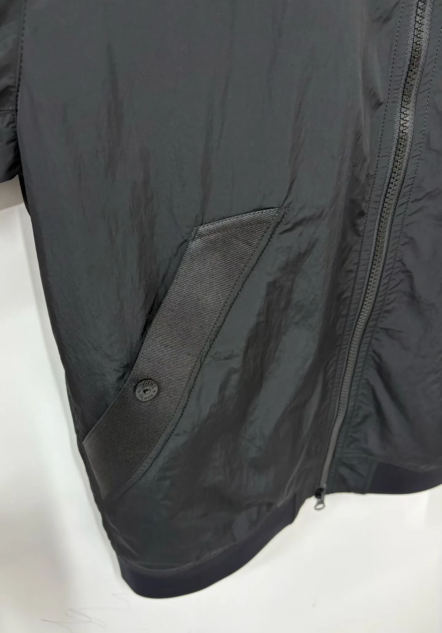 SI Crinkle Reps NY Stand Collar Jacket (Black) — ビュー 2