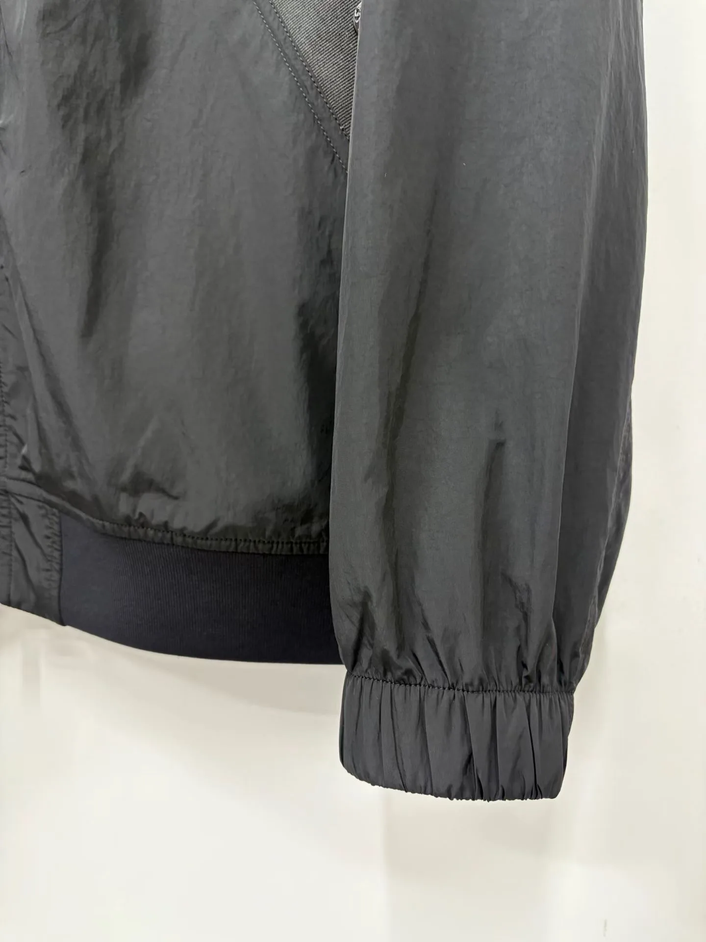 SI Crinkle Reps NY Stand Collar Jacket (Black) — ビュー 5