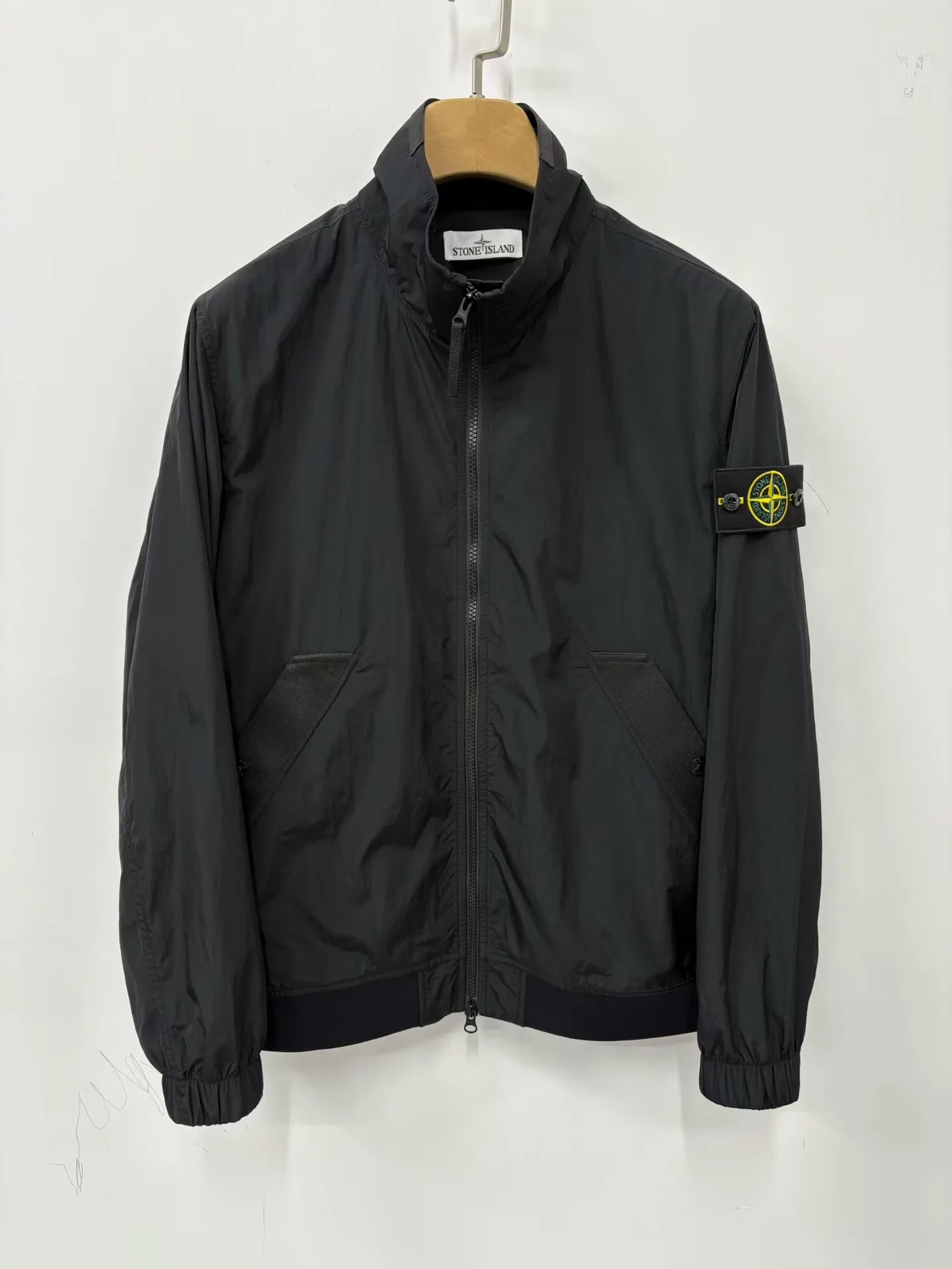 SI Crinkle Reps NY Stand Collar Jacket (Black)