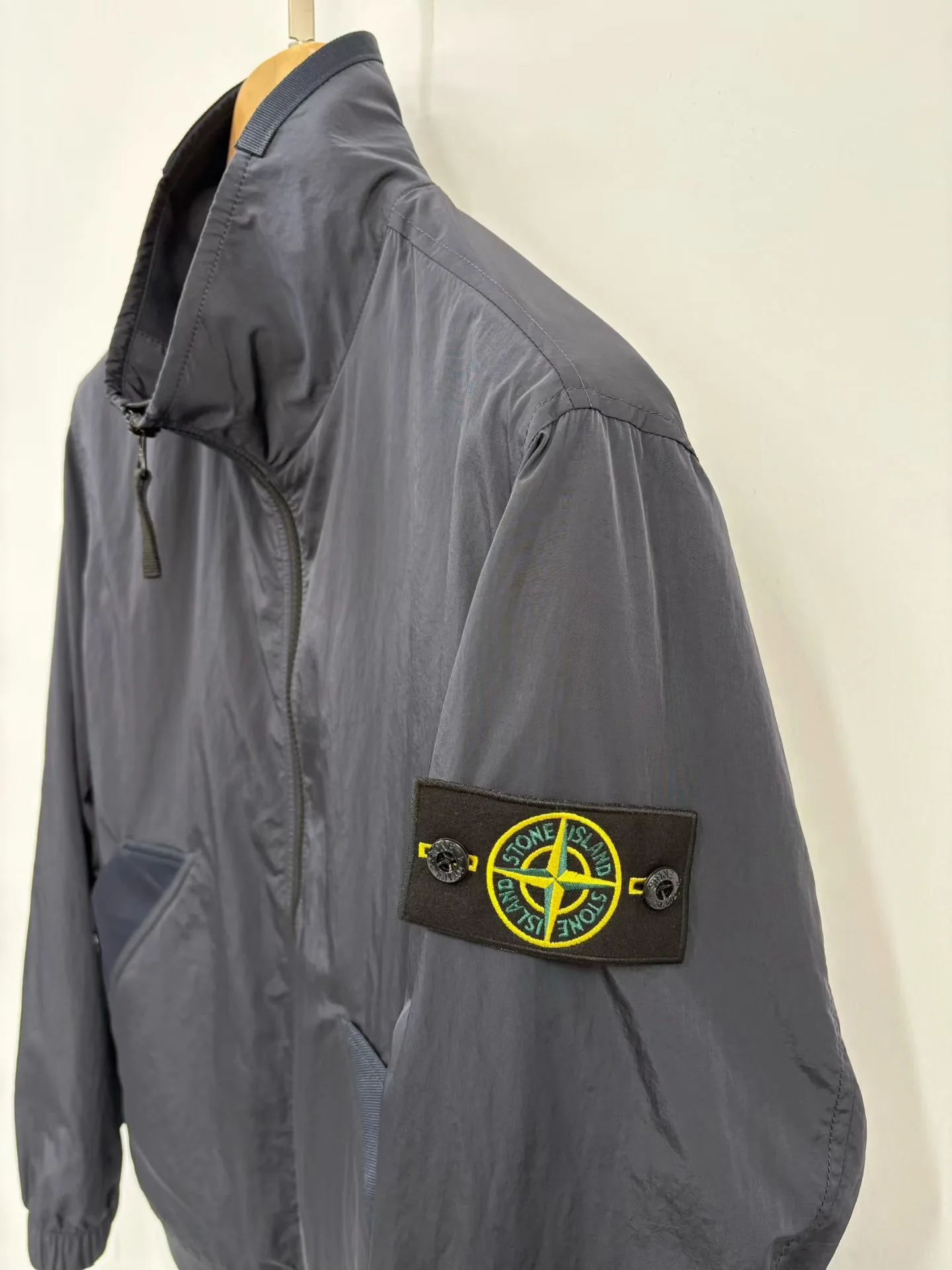 SI Crinkle Reps NY Stand Collar Jacket (Navy) — 보기 2