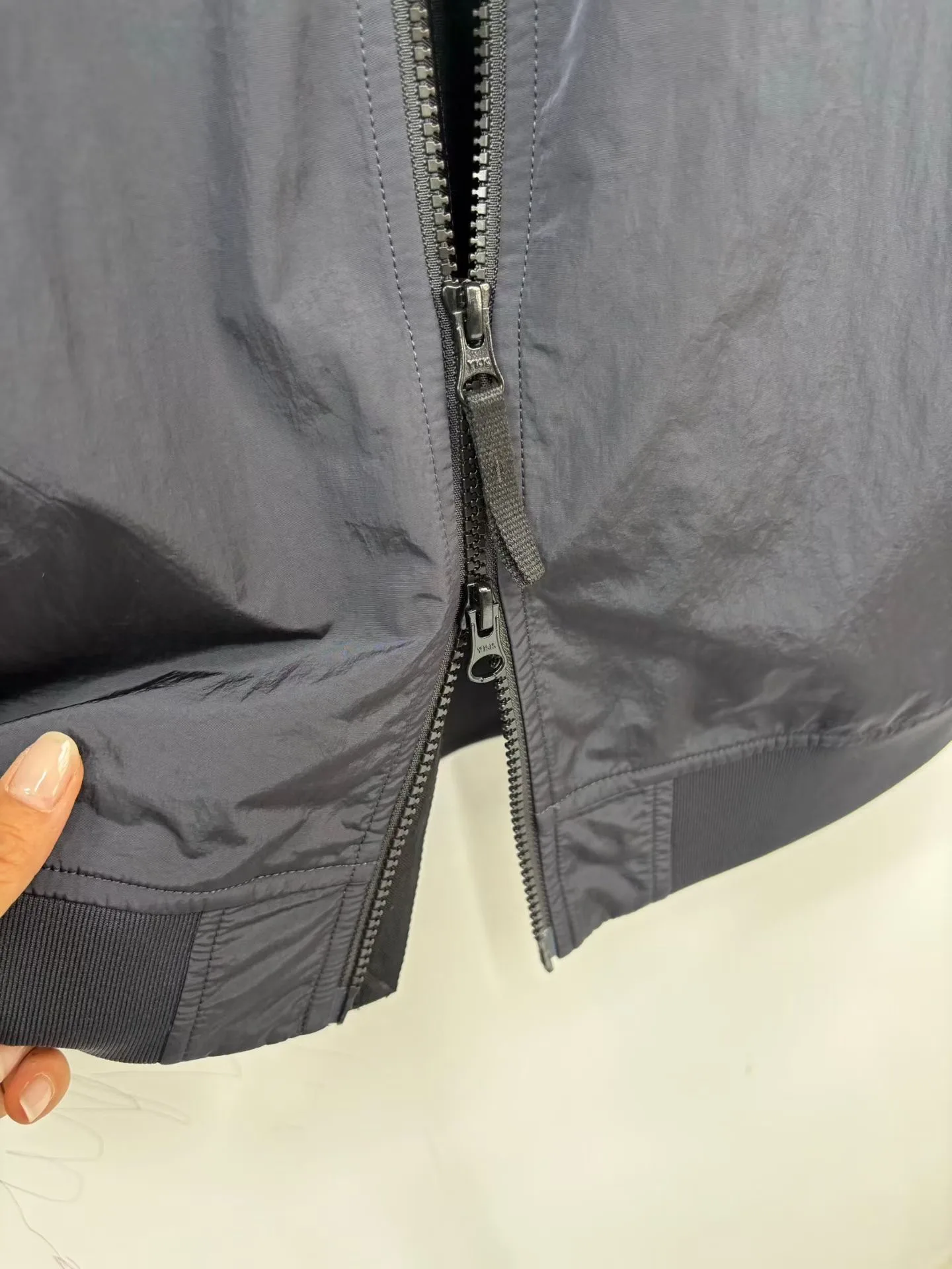 SI Crinkle Reps NY Stand Collar Jacket (Navy) — 보기 3