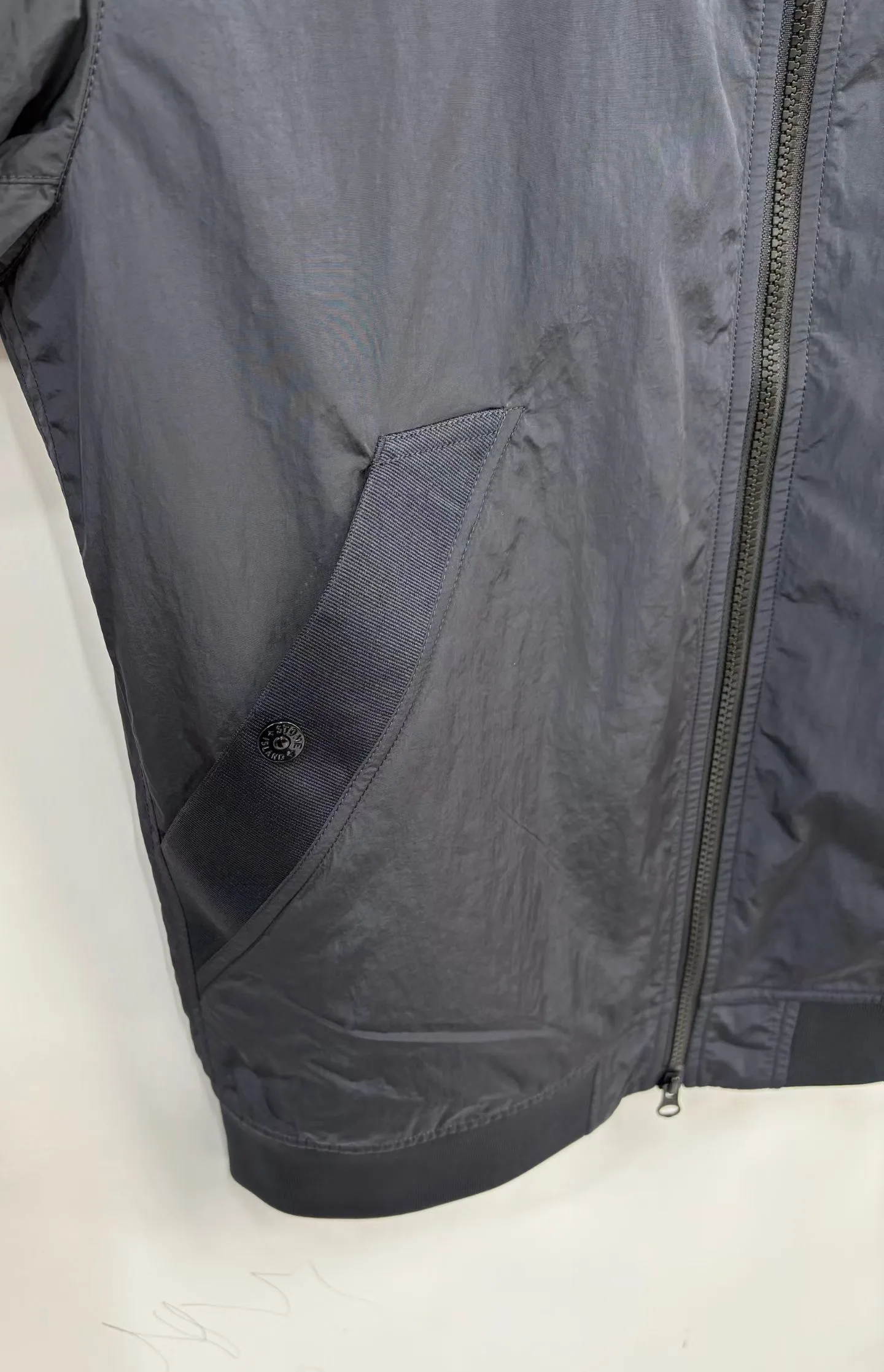 SI Crinkle Reps NY Stand Collar Jacket (Navy) — 보기 5