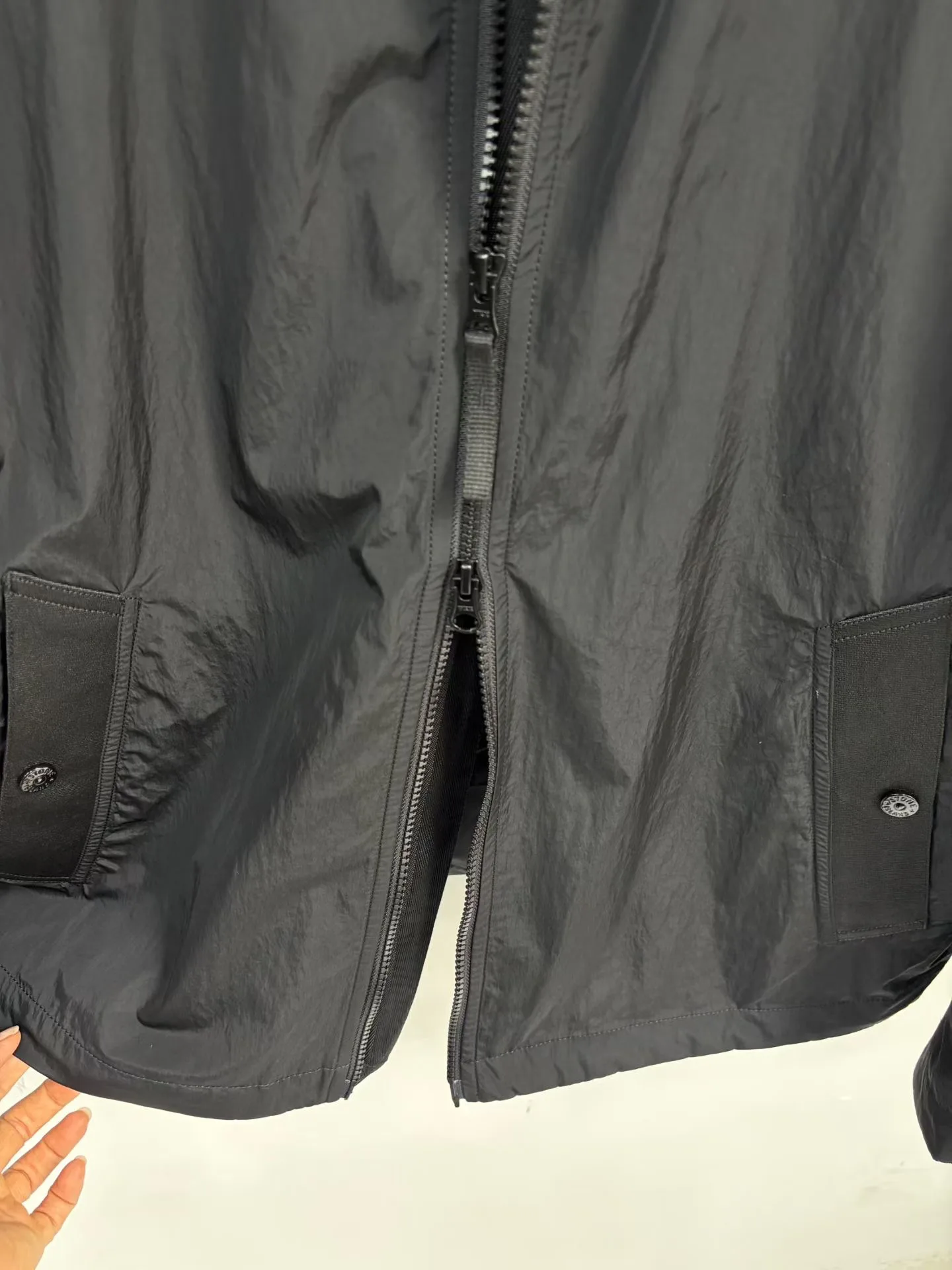 SI Garment Dyed Crinkle Reps NY Jacket (Black) — ビュー 3