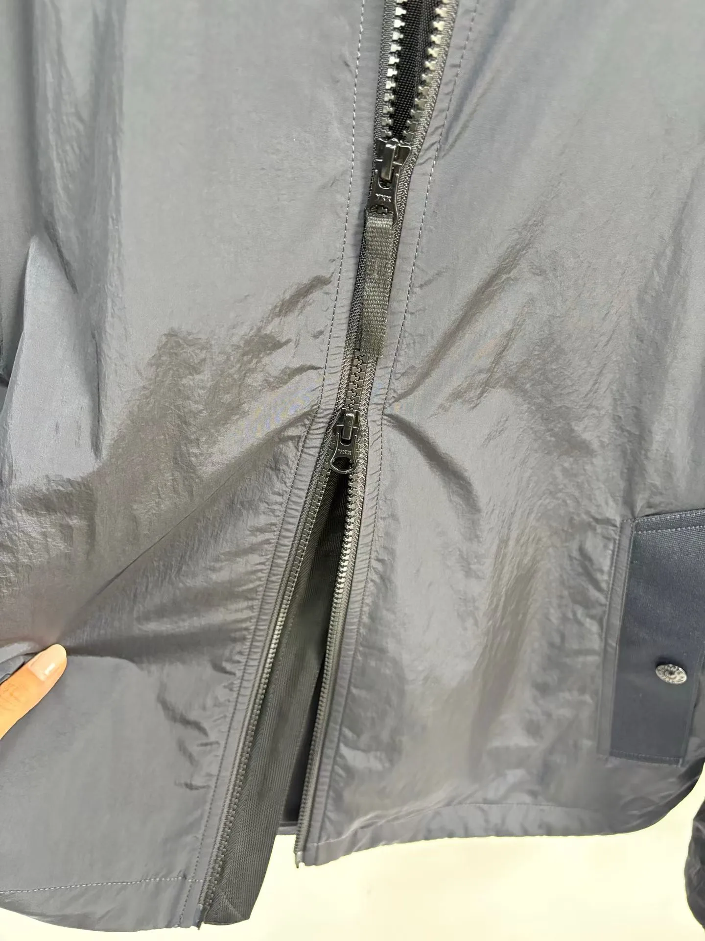 SI Garment Dyed Crinkle Reps NY Jacket (Navy) — ビュー 3