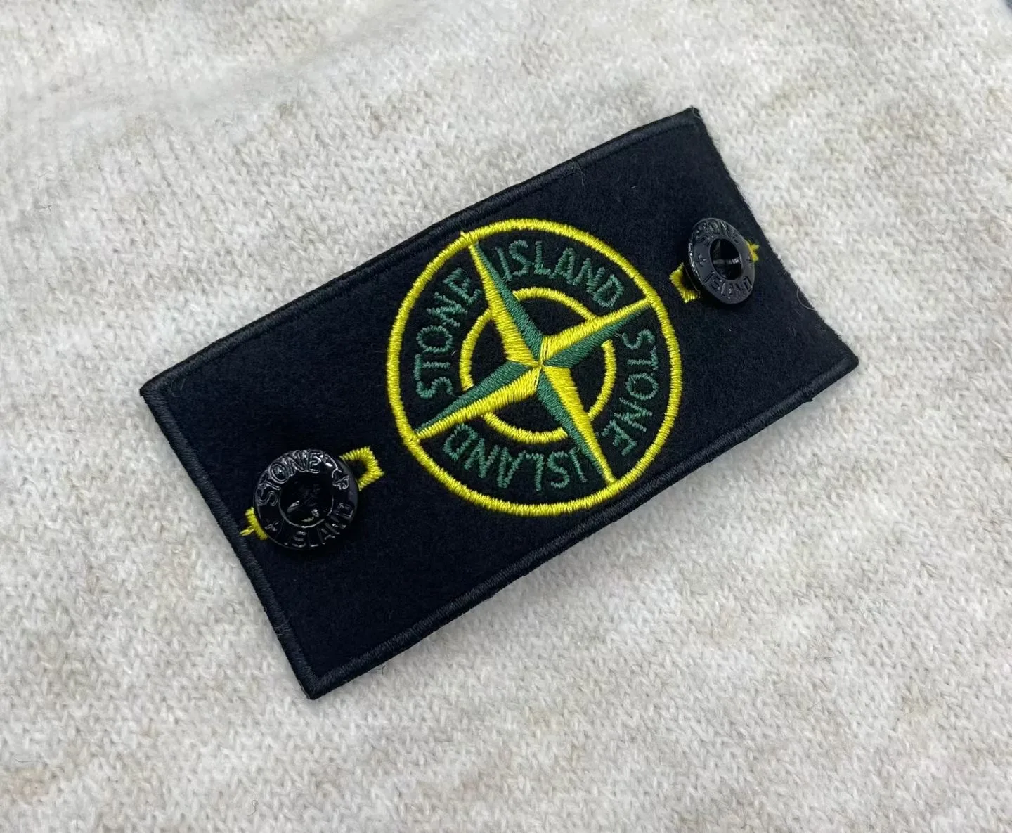 Stone Island Polo Jumper (Ivory) — 보기 3