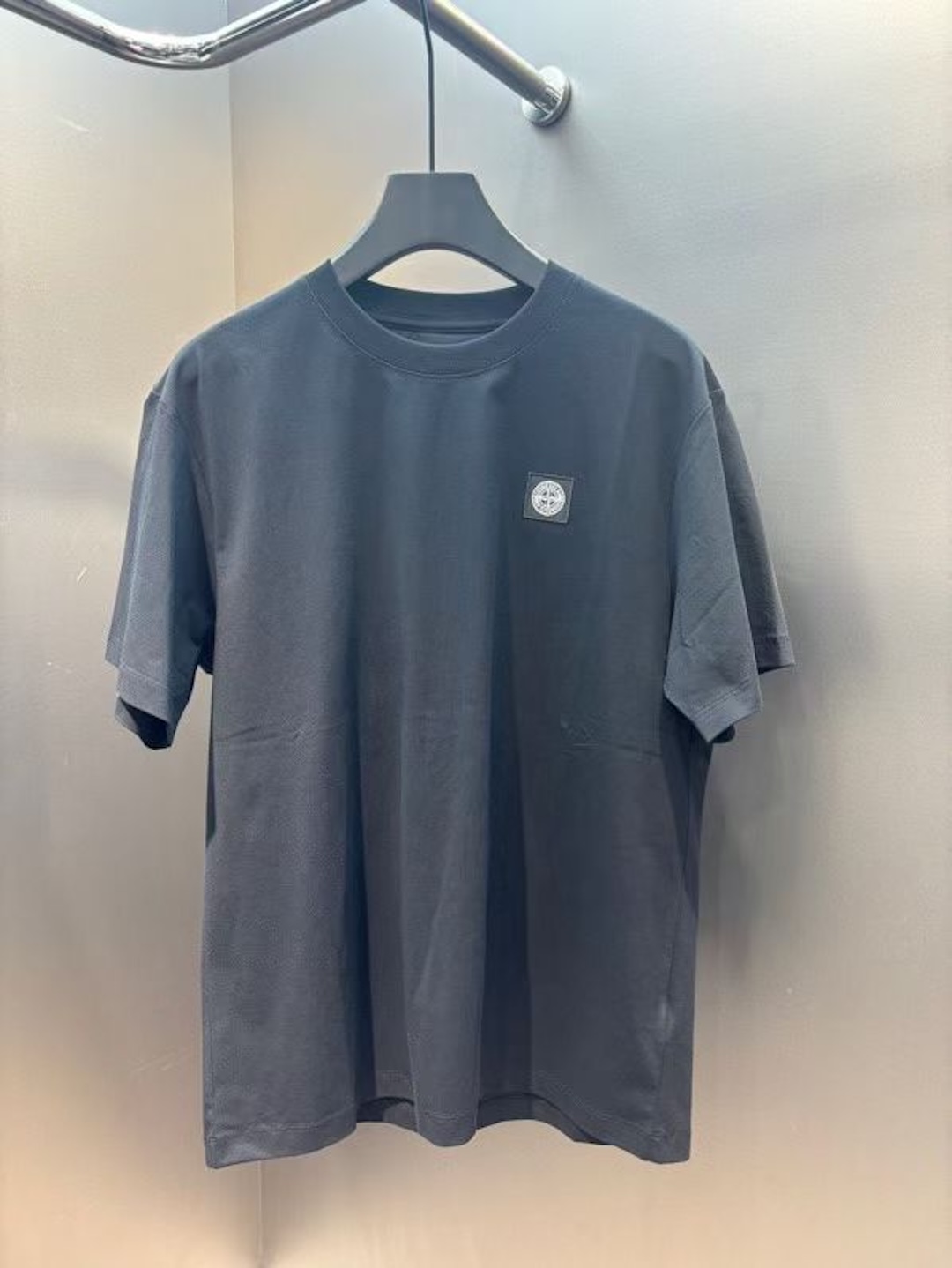 Slim Fit T-Shirt with Compass Patch