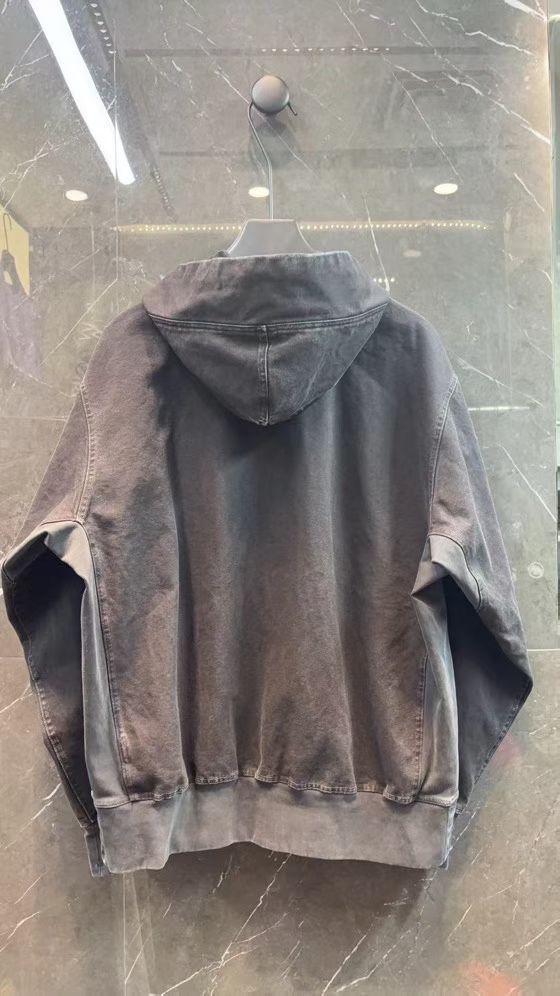 Vintage Effect Hooded Jacket — view 4