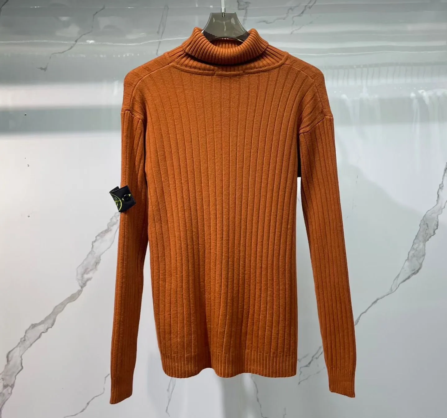 Stone Island Wool Turtleneck (Orange)