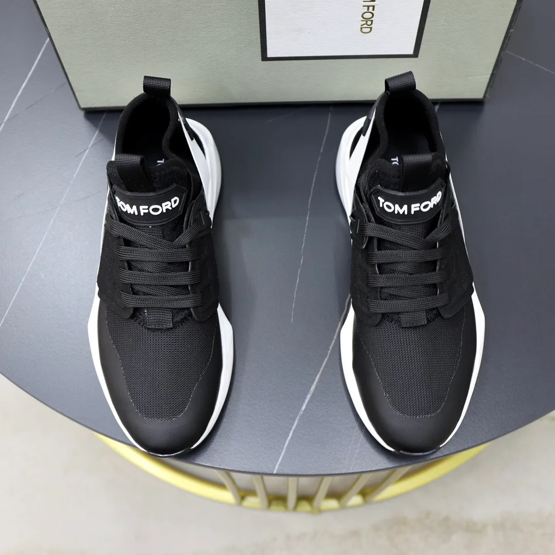 Tom Ford Jago Sneakers (Black/White) — ビュー 2