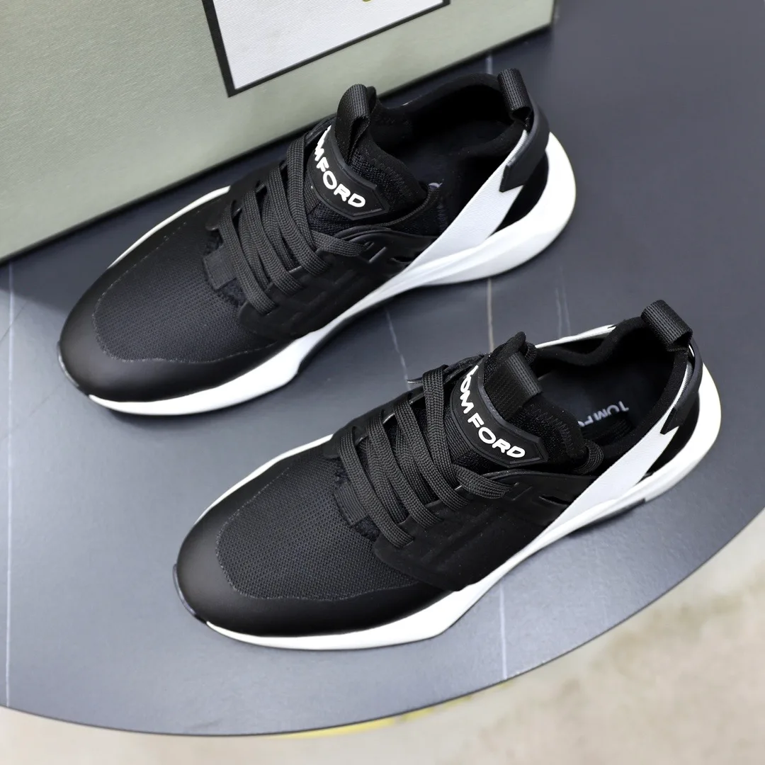 Tom Ford Jago Sneakers (Black/White) — ビュー 3