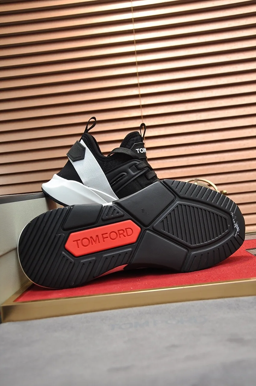 Tom Ford Jago Sneakers (Black/White) — ビュー 10