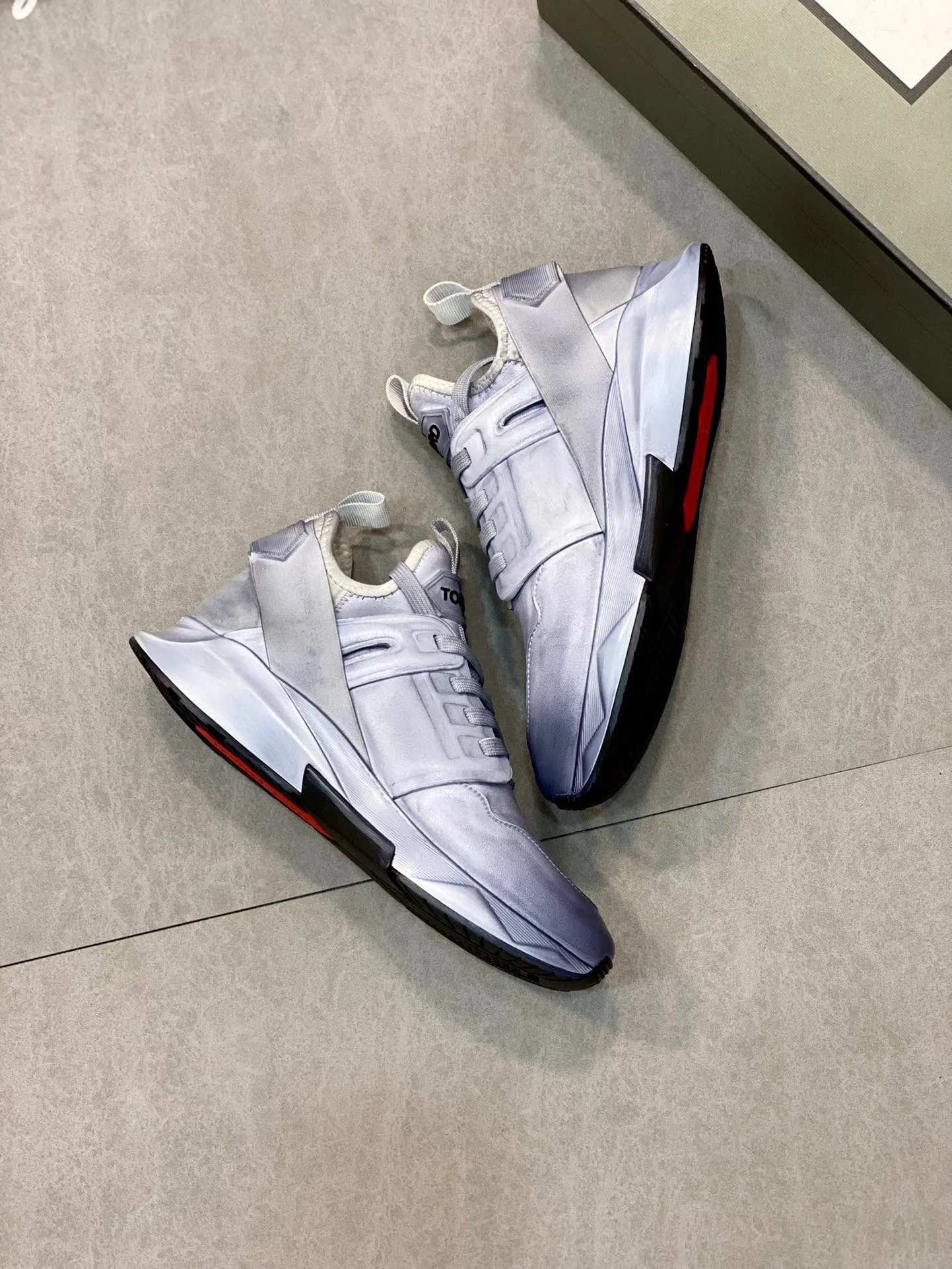Tom Ford Jago Sneakers (Grey) — ビュー 3