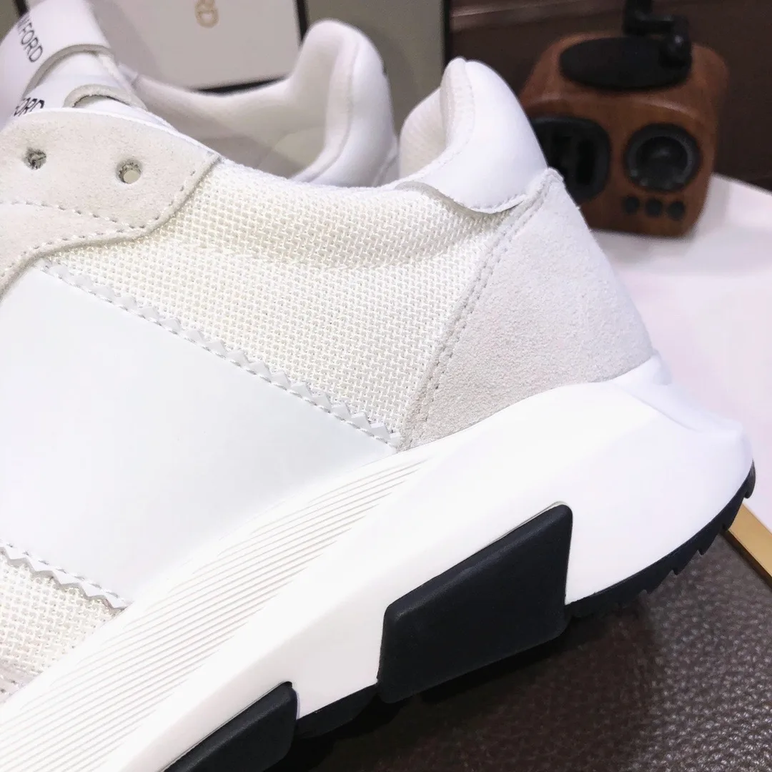 Tom Ford Low Top Jagga Sneakers (White) — ビュー 5