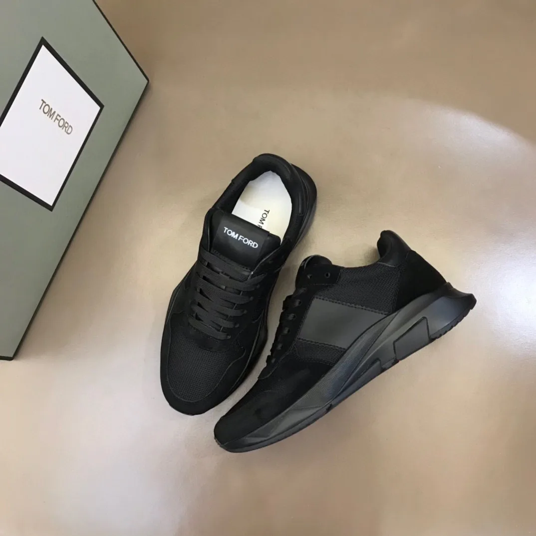 Tom Ford Low Top Jagga Sneakers (Black) — ビュー 3
