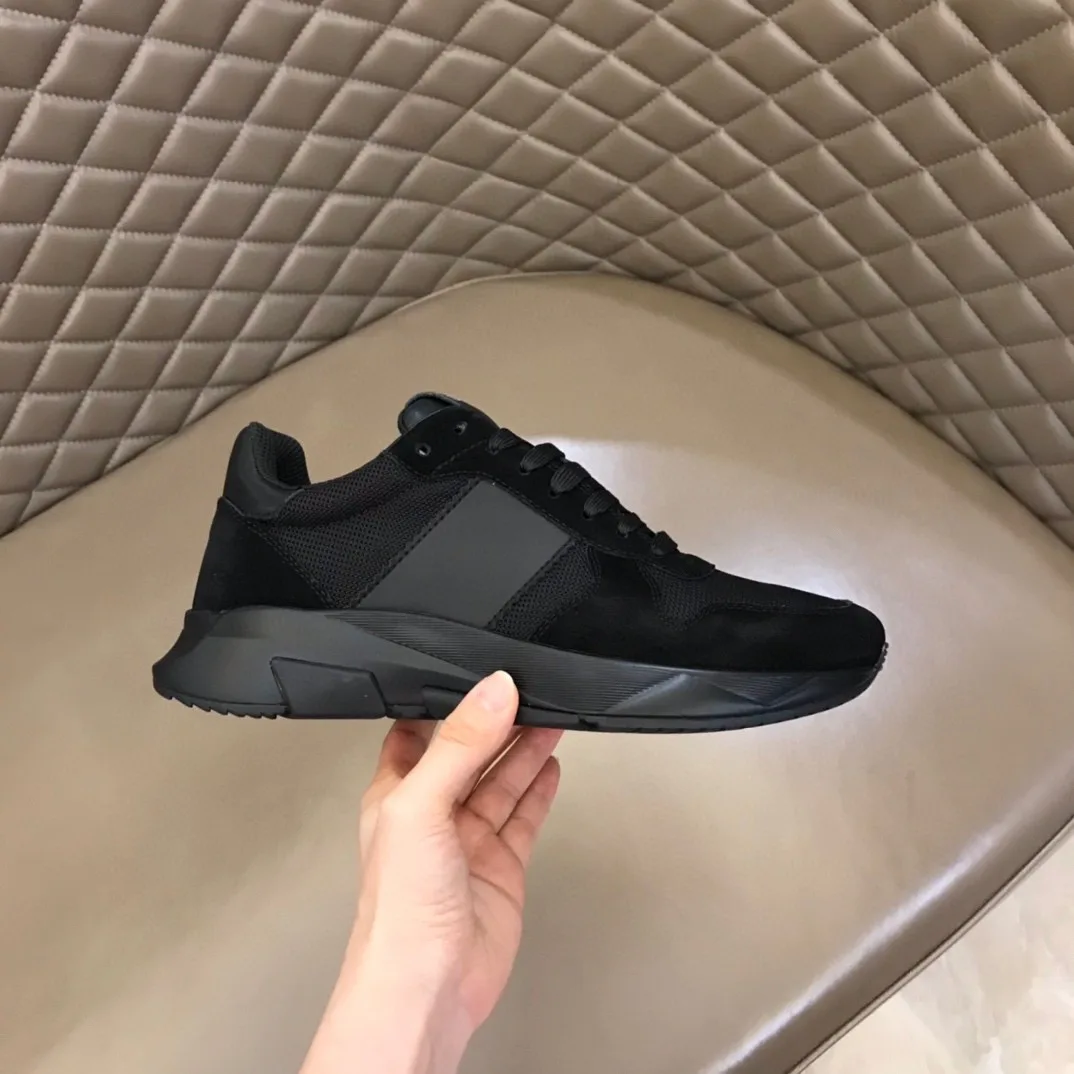 Tom Ford Low Top Jagga Sneakers (Black) — ビュー 7