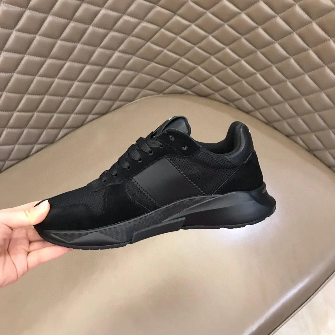 Tom Ford Low Top Jagga Sneakers (Black) — ビュー 9
