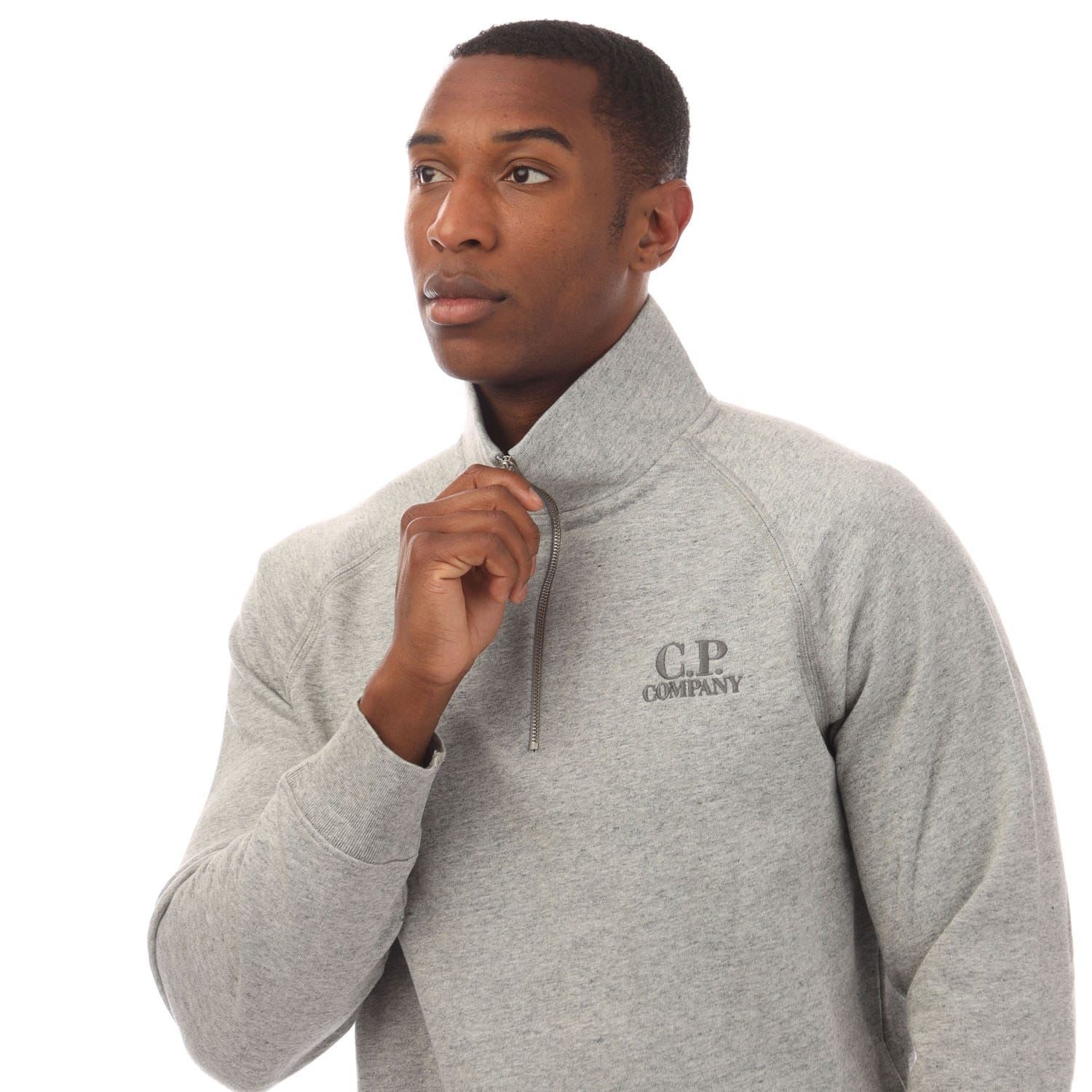 CP Company Fleece Half Zip Sweatshirt — view 3