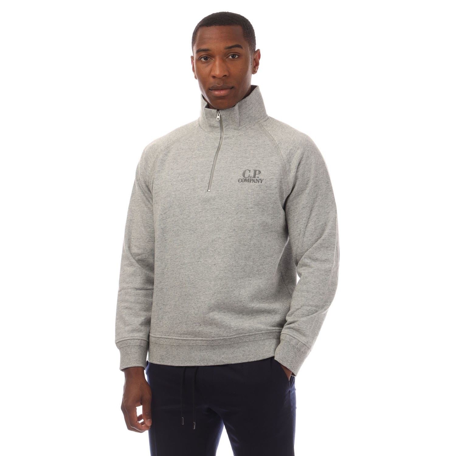 CP Company Fleece Half Zip Sweatshirt