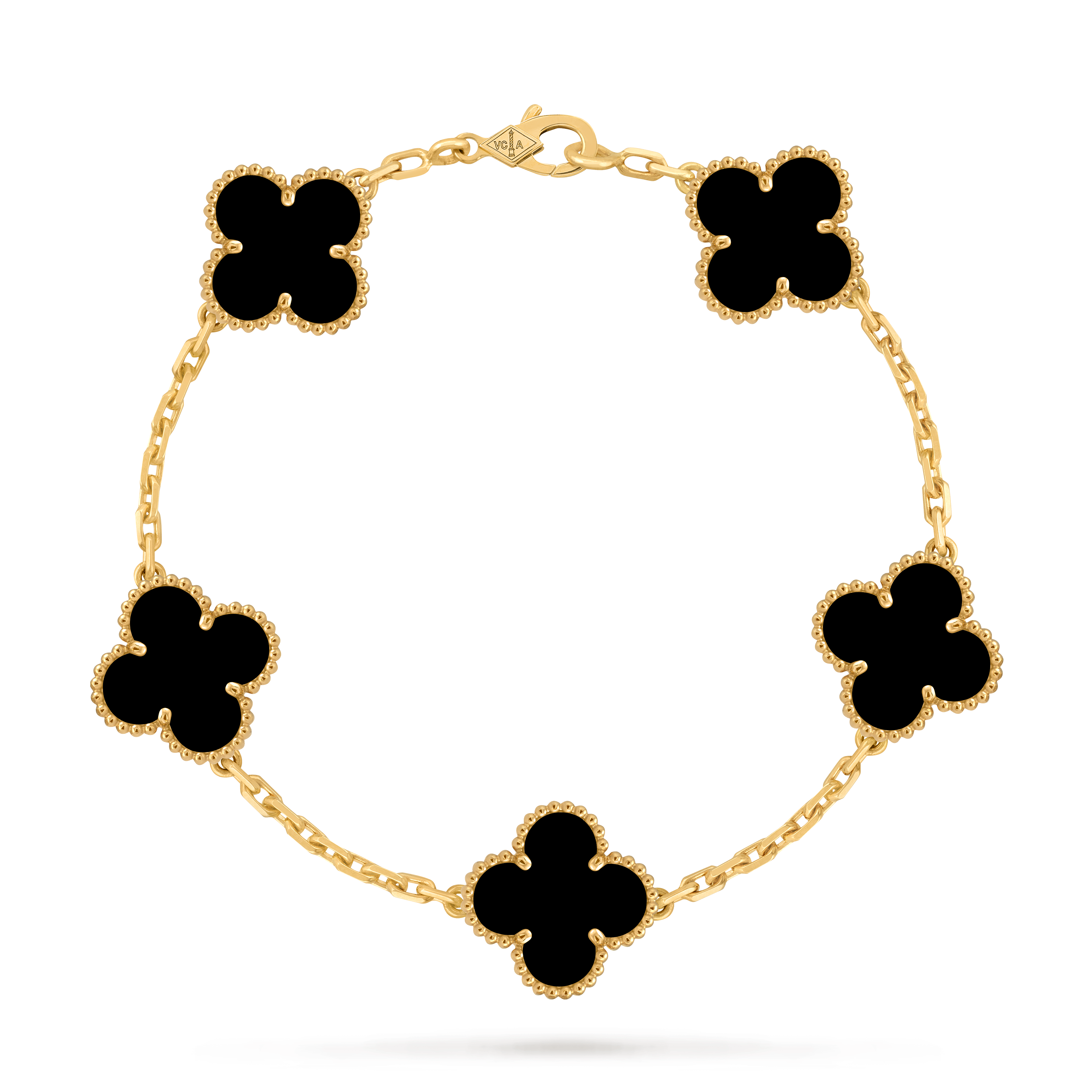 VCA Vintage Alhambra Onyx, 5 motifs, VCARA41300